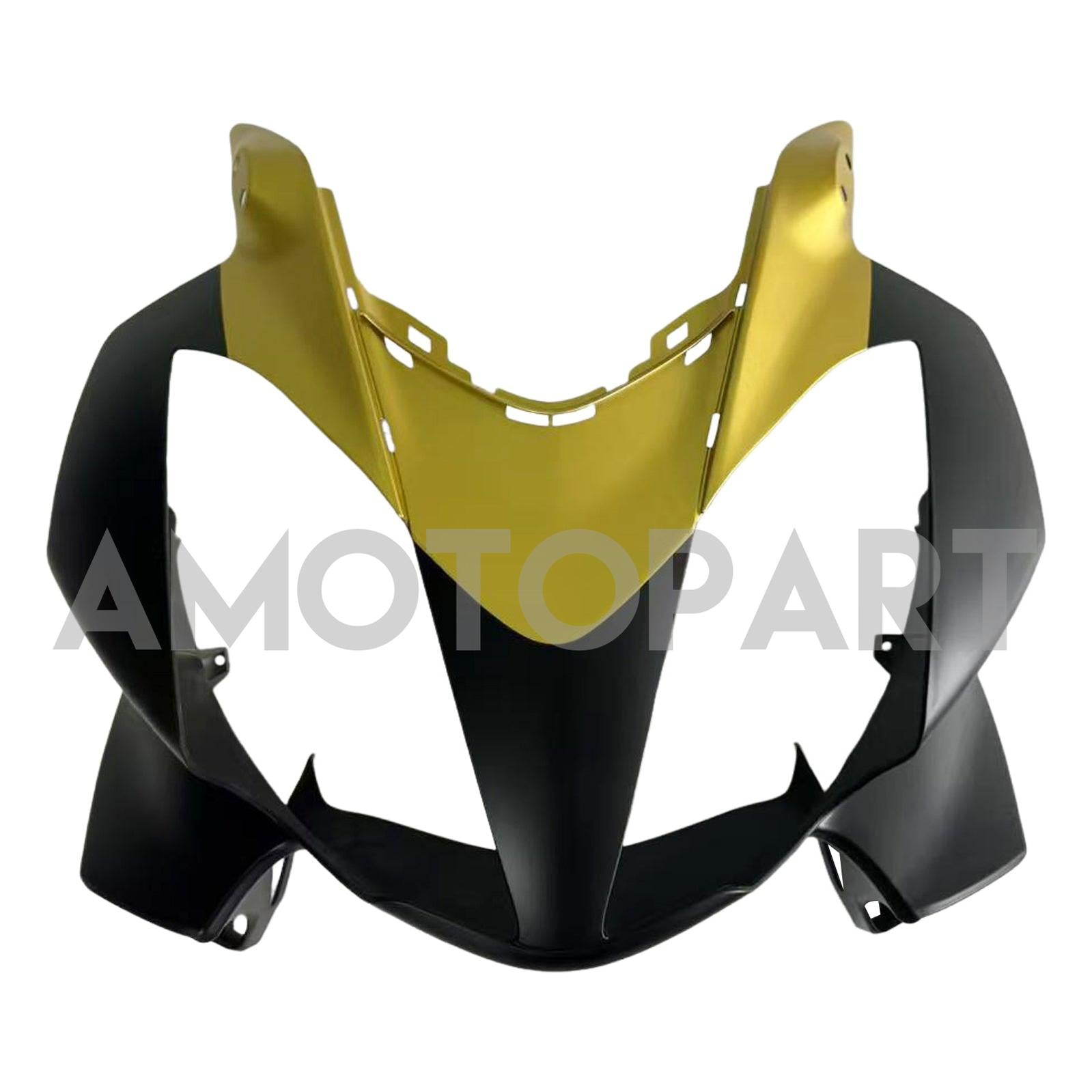 Amotopart 2002-2013 ホンダ VFR800 マットブラック&ゴールド フェアリングキット
