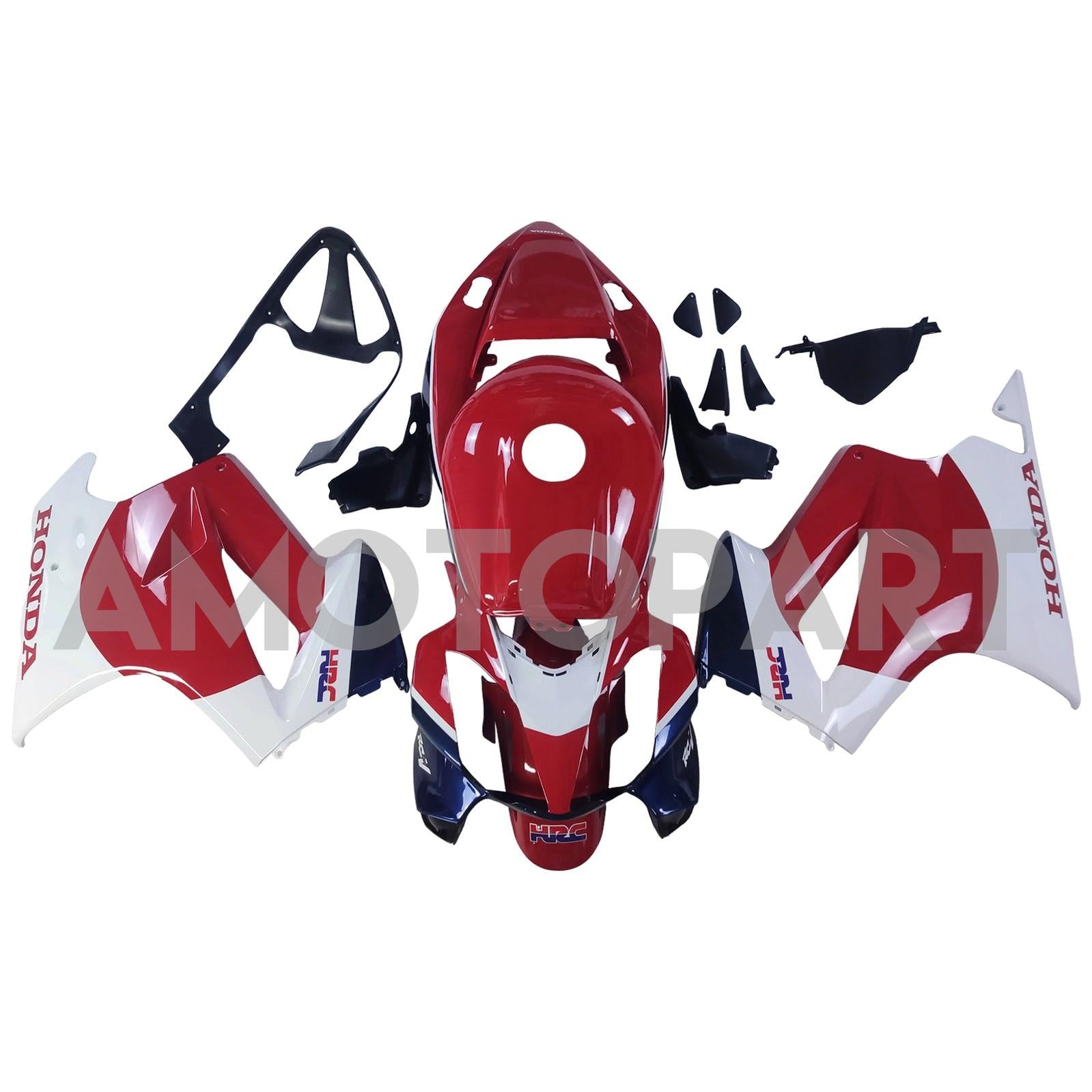 Amotopart 2002-2013 ホンダ VFR800 レッド ホワイト ブラック フェアリングキット