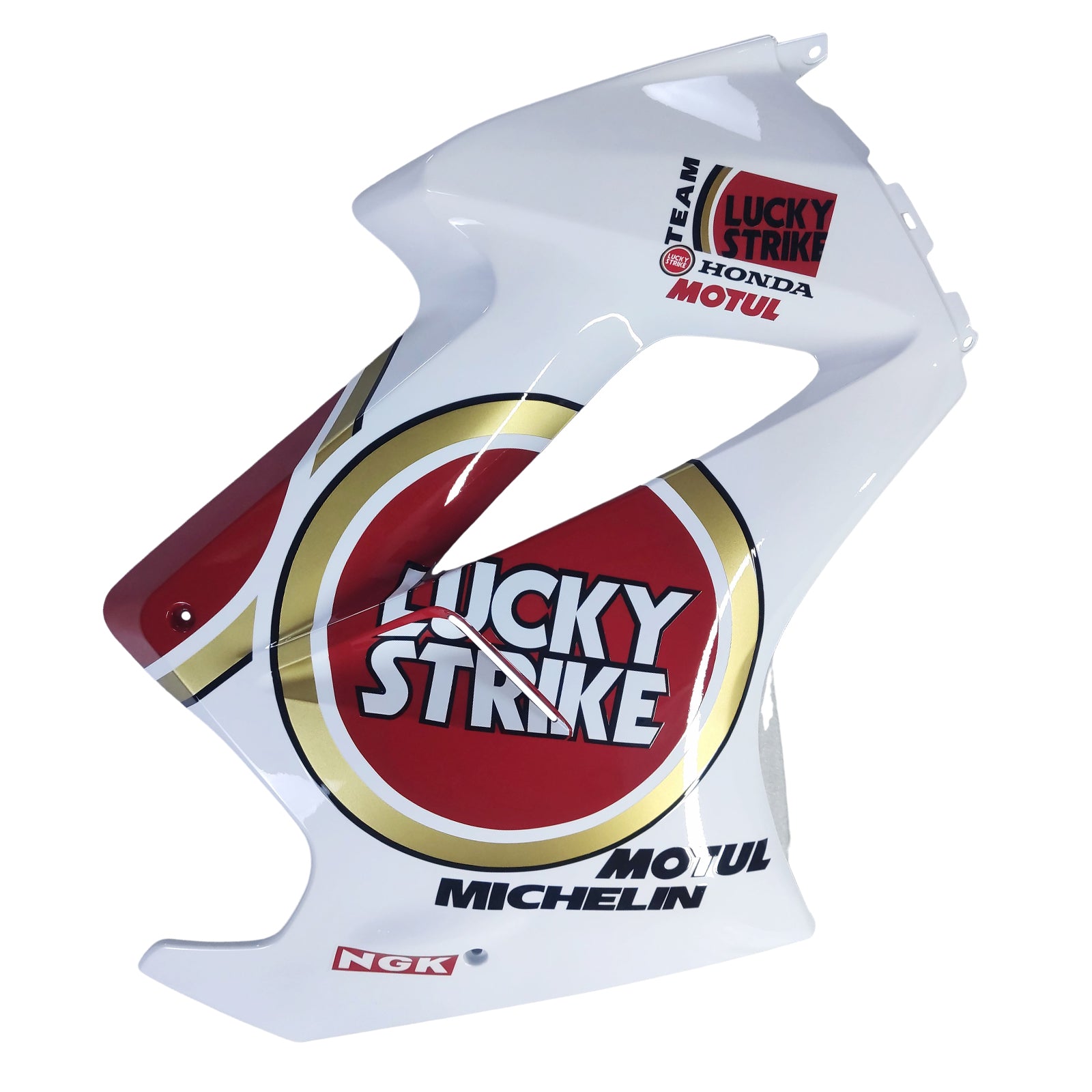 Amotopart 2002-2013 Honda VFR800white Red Fairing Kit