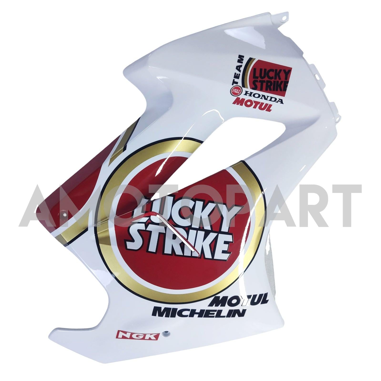 Amotopart 2002-2012 Honda VFR800White Red Fairing Kit