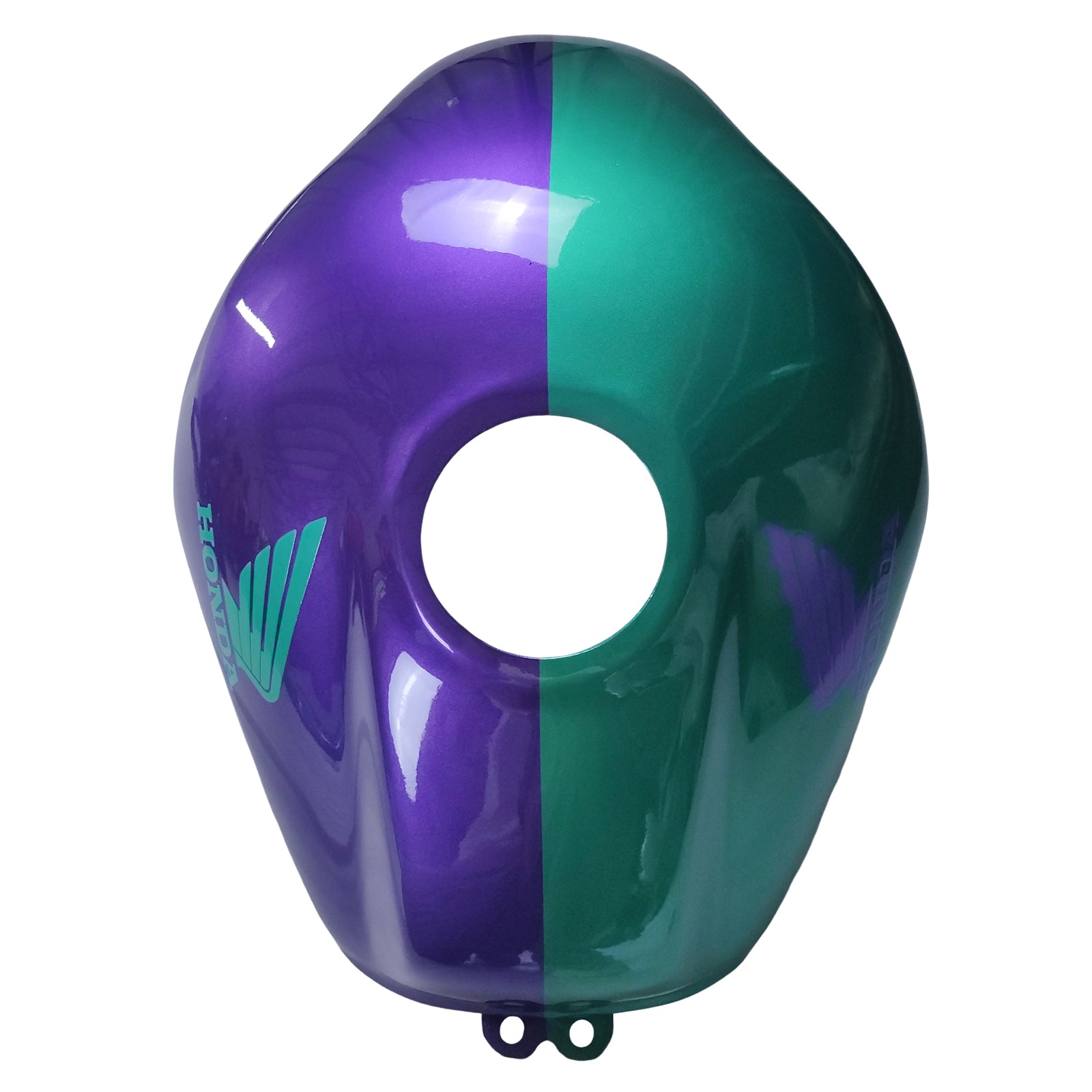 Amotopart 2002-2013 Honda VFR800Púrpura Azul-verde Kit de carenado