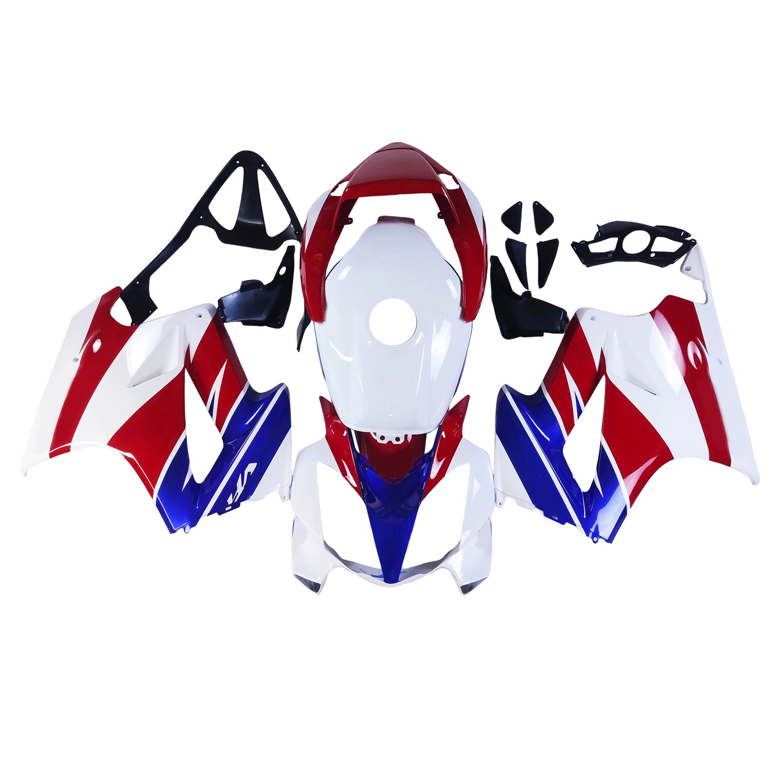 Amotopart 2002-2012 Honda VFR800White Red Black Blue Fairing Kit