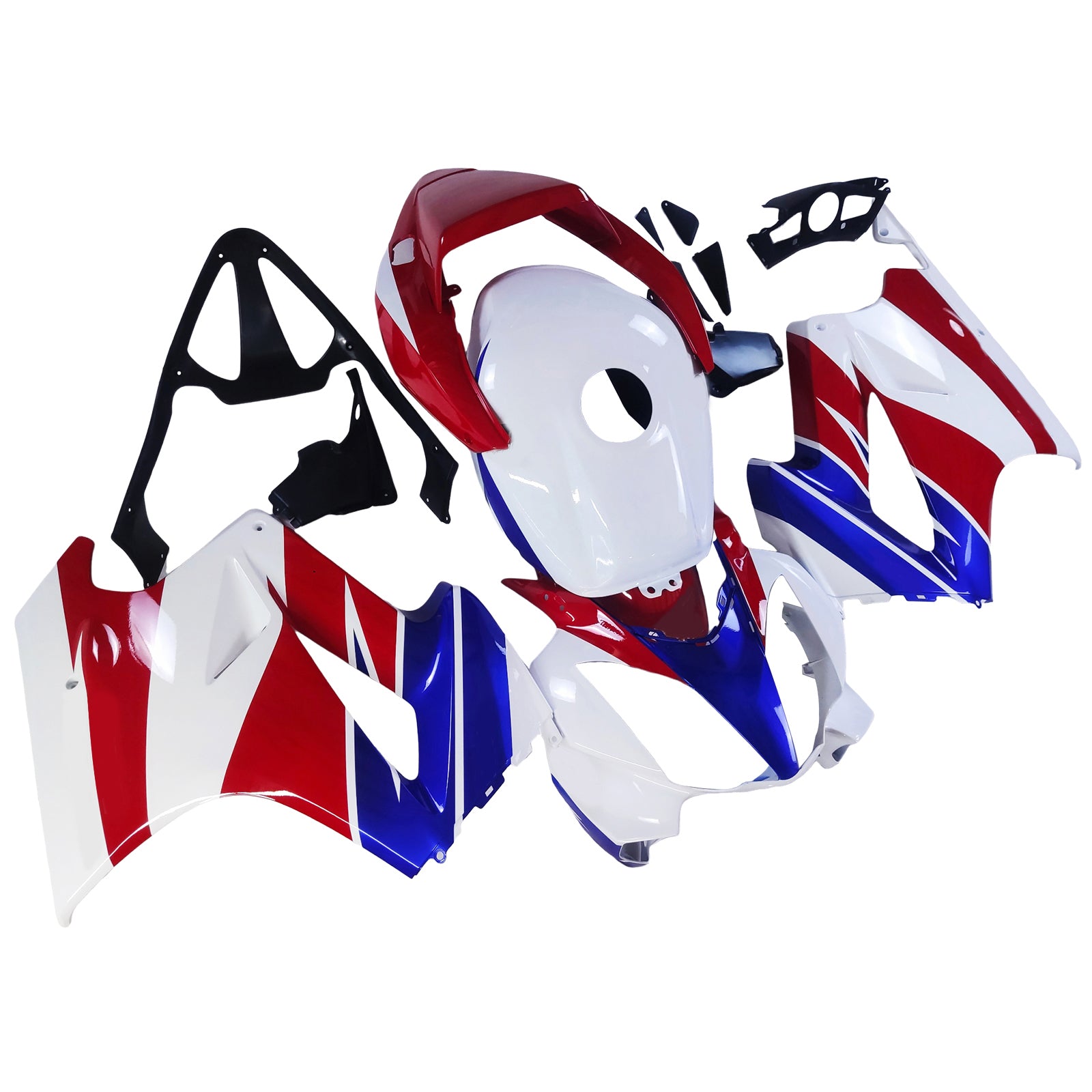 Amotopart 2002-2012 Honda VFR800White Red Black Blue Fairing Kit