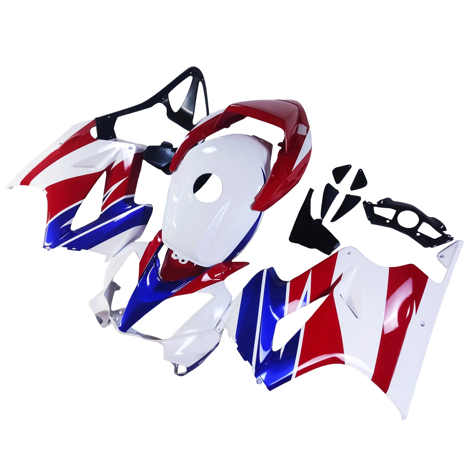 Amotopart 2002-2012 Honda VFR800White Red Black Blue Fairing Kit
