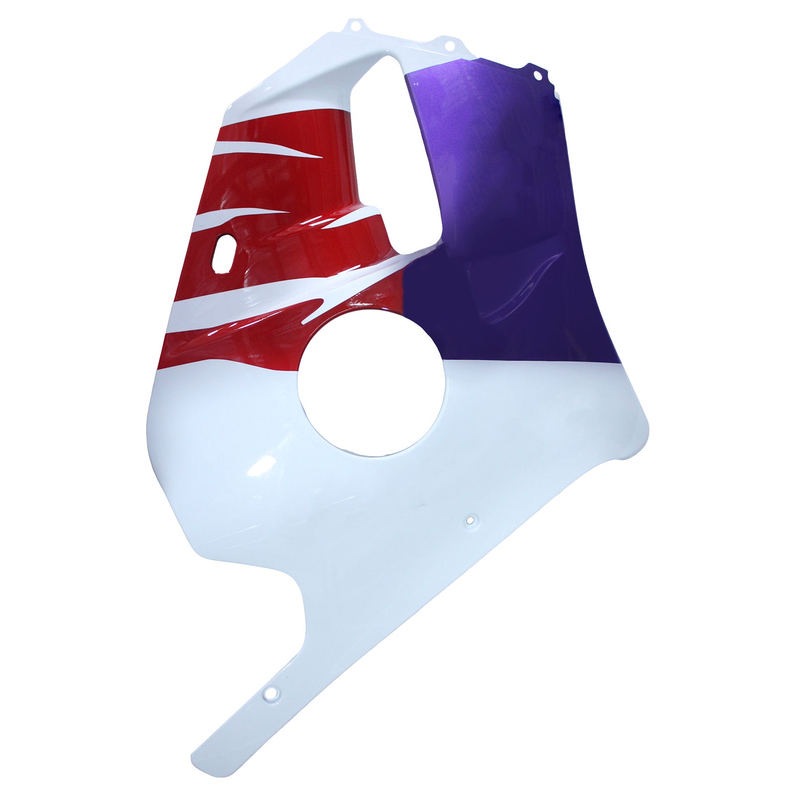 Amotopart 1990-1998 Honda CBR250RR MC22 Fairing White with Blue Kit