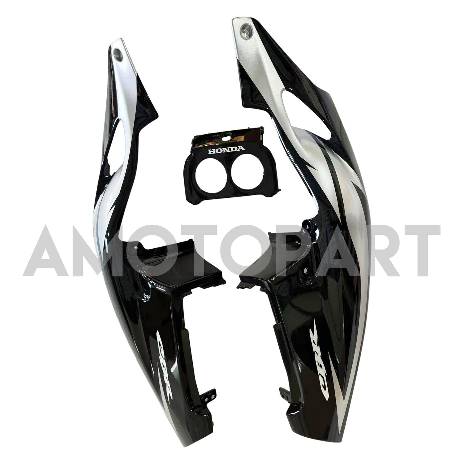 Amotopart 1990-1998 CBR250RR MC22 ホンダ マットブラック&グレー フェアリングキット