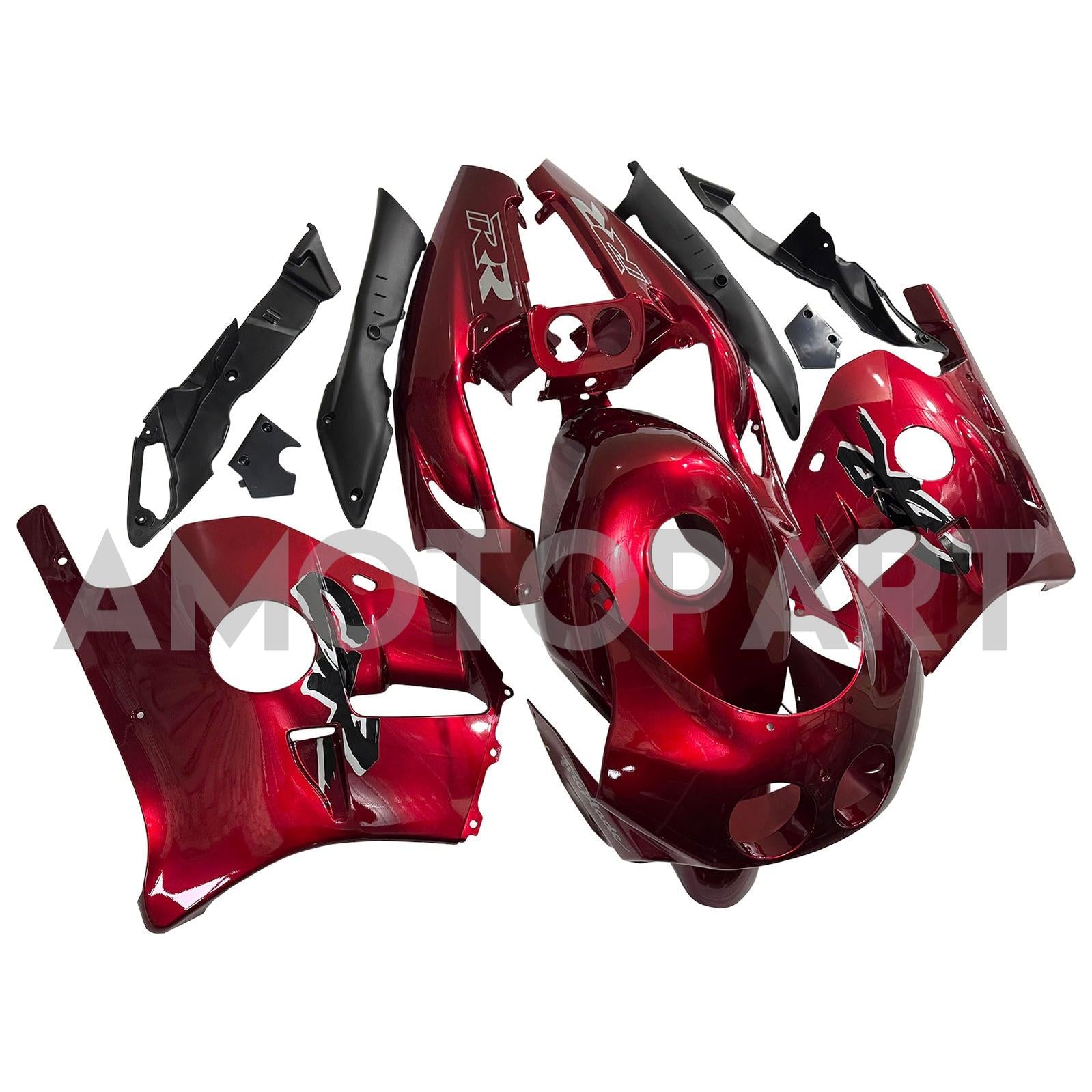 Amotopart 1990–1998 Honda CBR250RR MC22 rotes Verkleidungsset