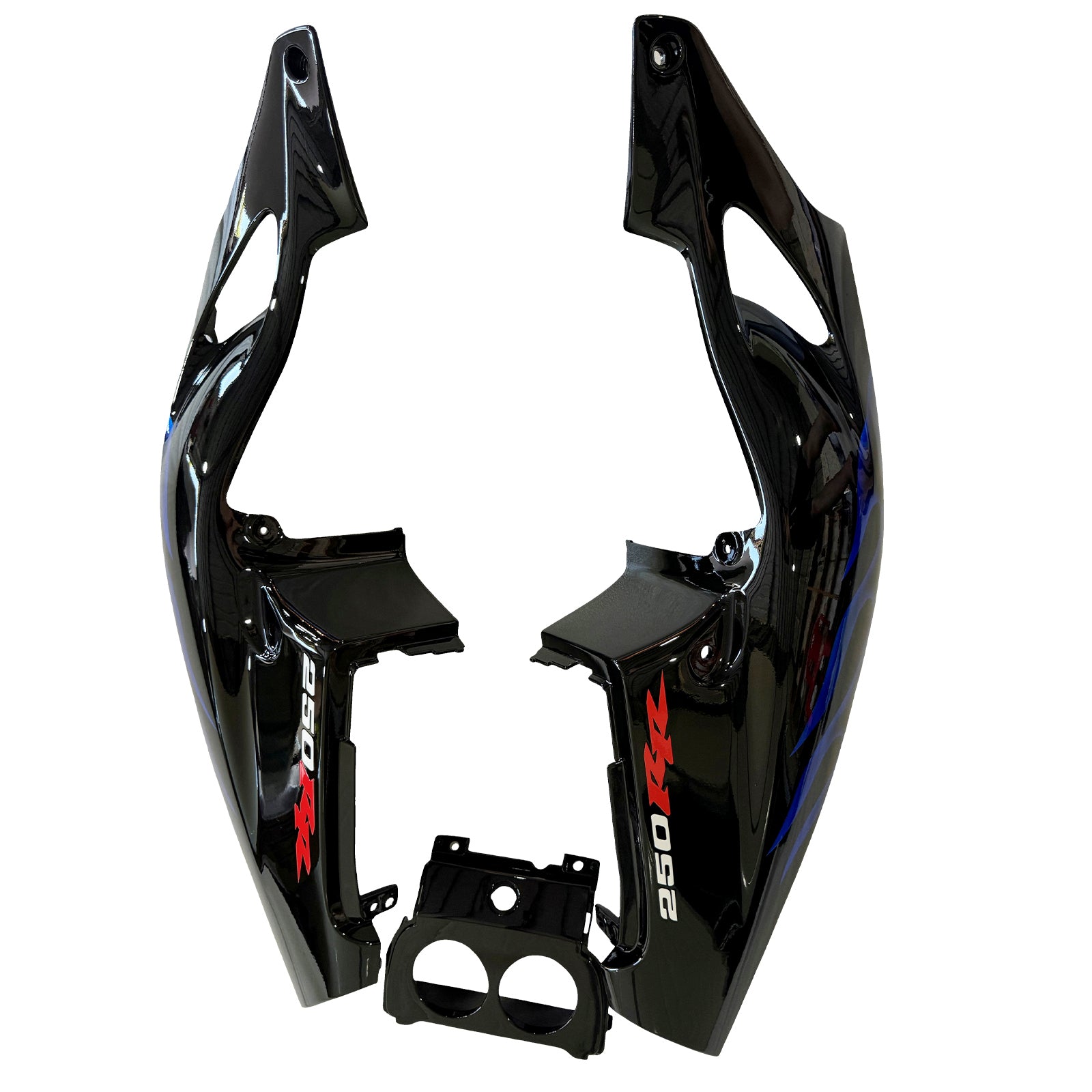 Amotopart 1990-1998 Honda CBR250RR MC22 Black Blue Fairing Kit