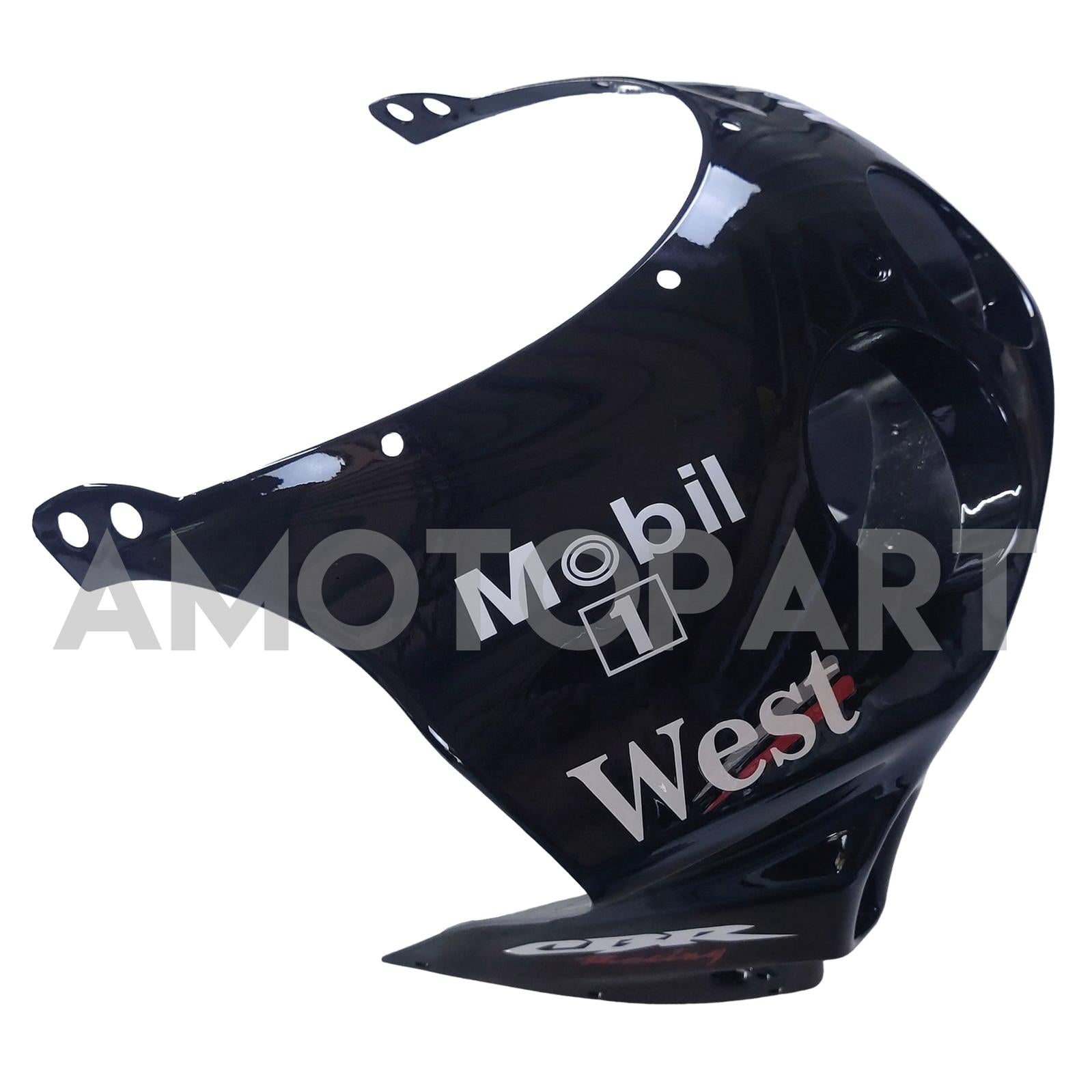 Amotopart 1990–1998 Honda CBR250RR MC22 Schwarz-Weiß-Verkleidungsset