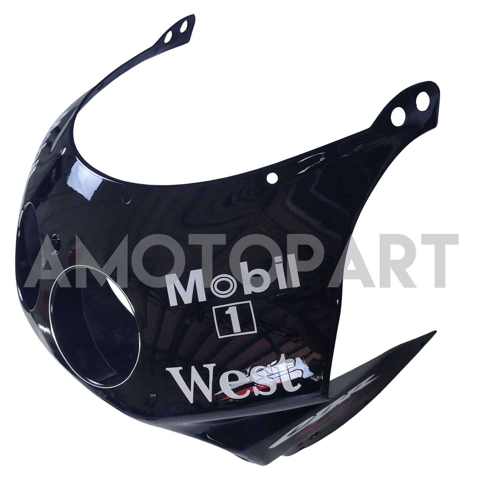 Amotopart 1990–1998 Honda CBR250RR MC22 Schwarz-Weiß-Verkleidungsset