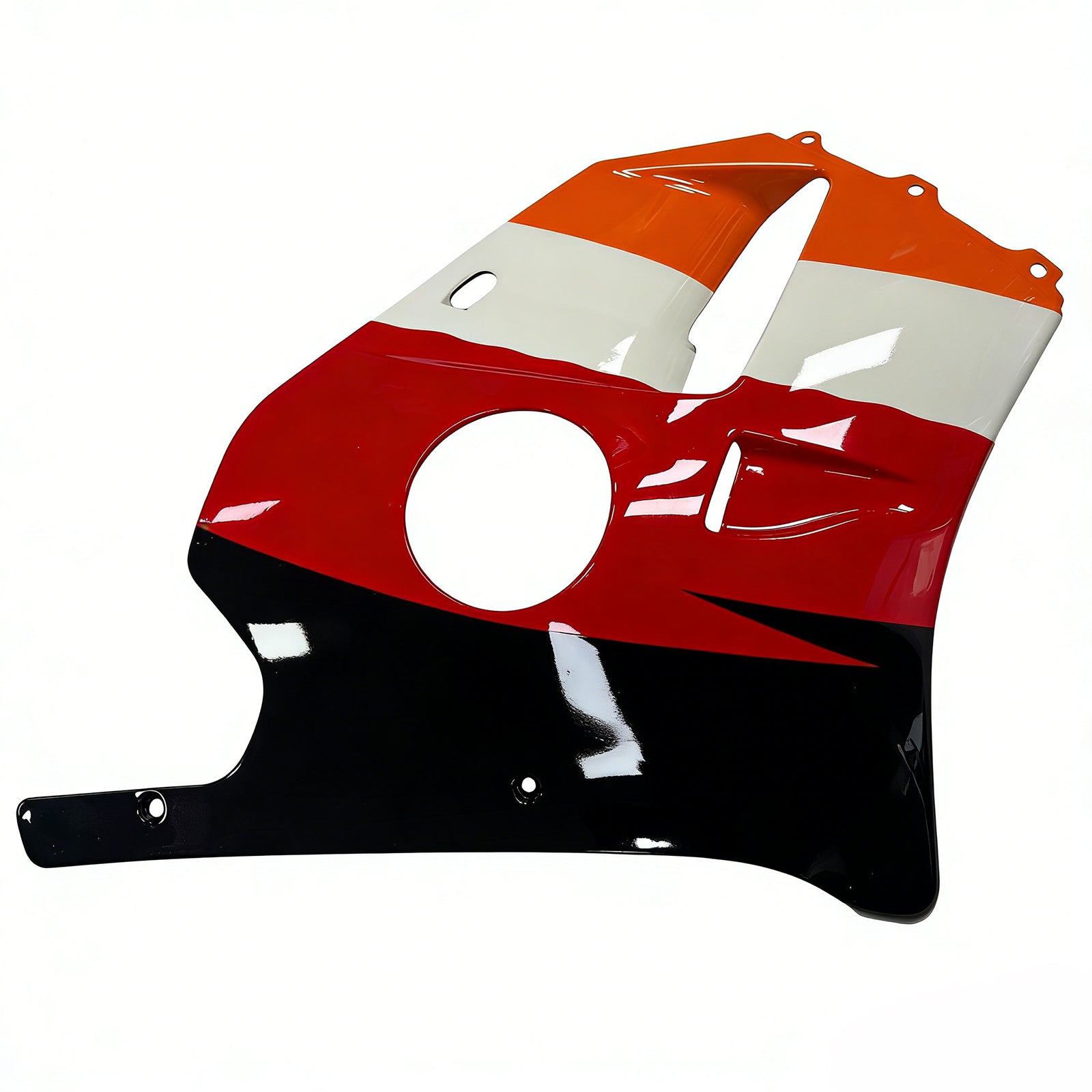 Amotopart 1990-1998 Honda CBR250RR MC22 Black Orange Red Fairing Kit