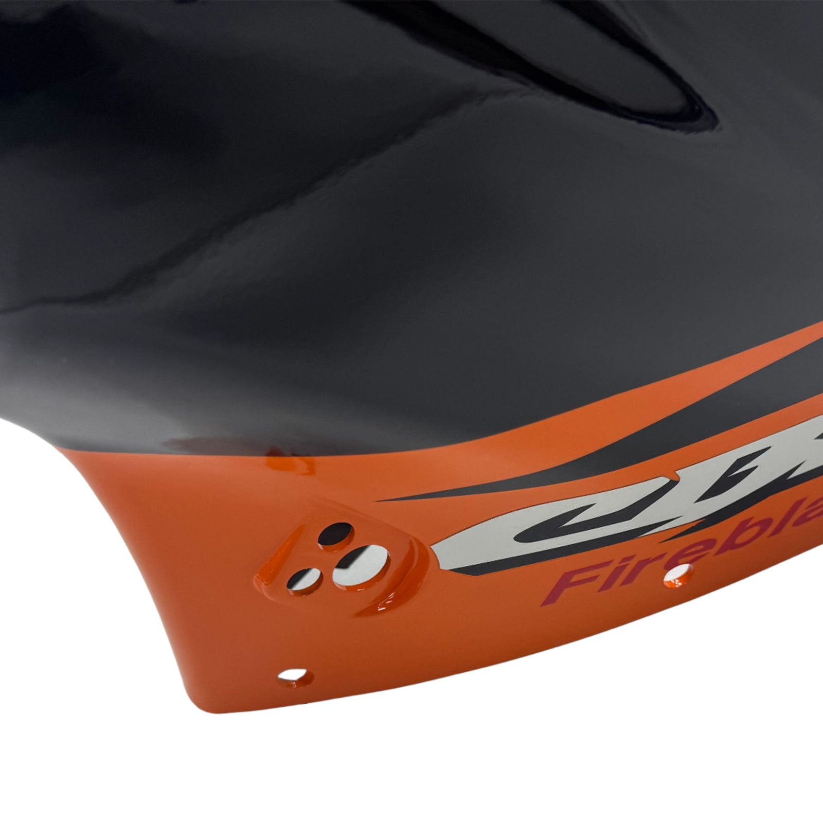 Amotopart 1990-1998 Honda CBR250RR MC22 Black Orange Red Fairing Kit