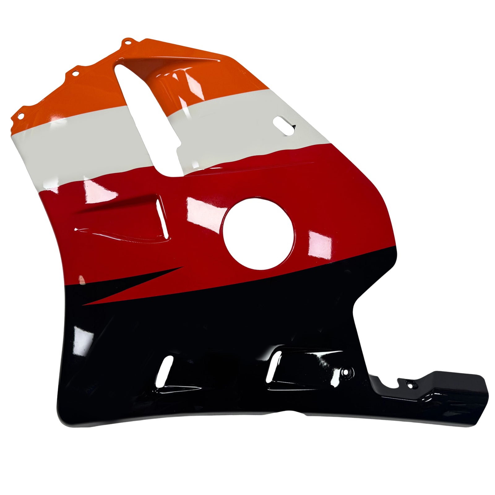 Amotopart 1990-1998 Honda CBR250RR MC22 Black Orange Red Fairing Kit