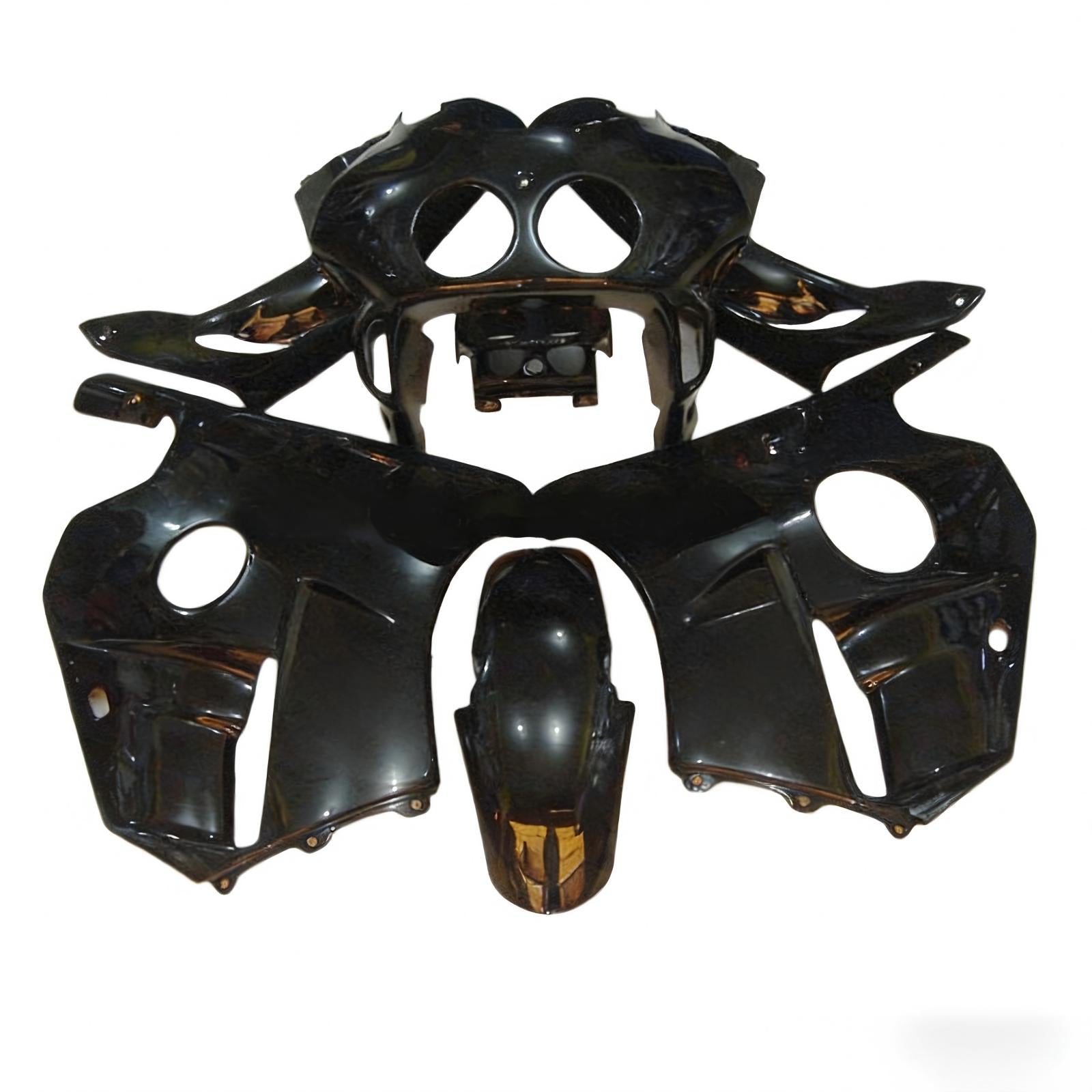 Amotopart 1990–1998 Honda CBR250RR MC22 schwarzes Verkleidungsset