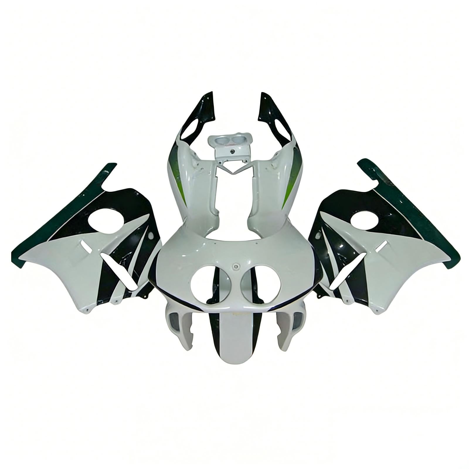 Amotopart 1990-1998 Honda CBR250RR MC22 Kit de carenado blanco negro amarillo