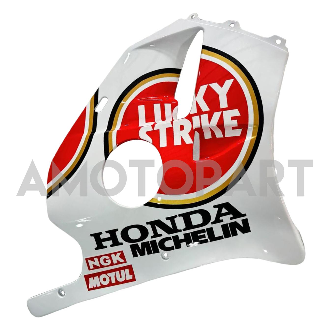 Amotopart 1990-1998 Honda CBR250RR MC22 White Red Fairing Kit