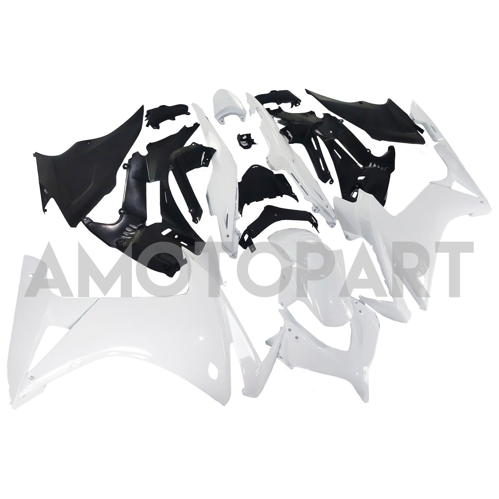 Amotopart 2013-2015 Honda CBR500R Fairing White Kit