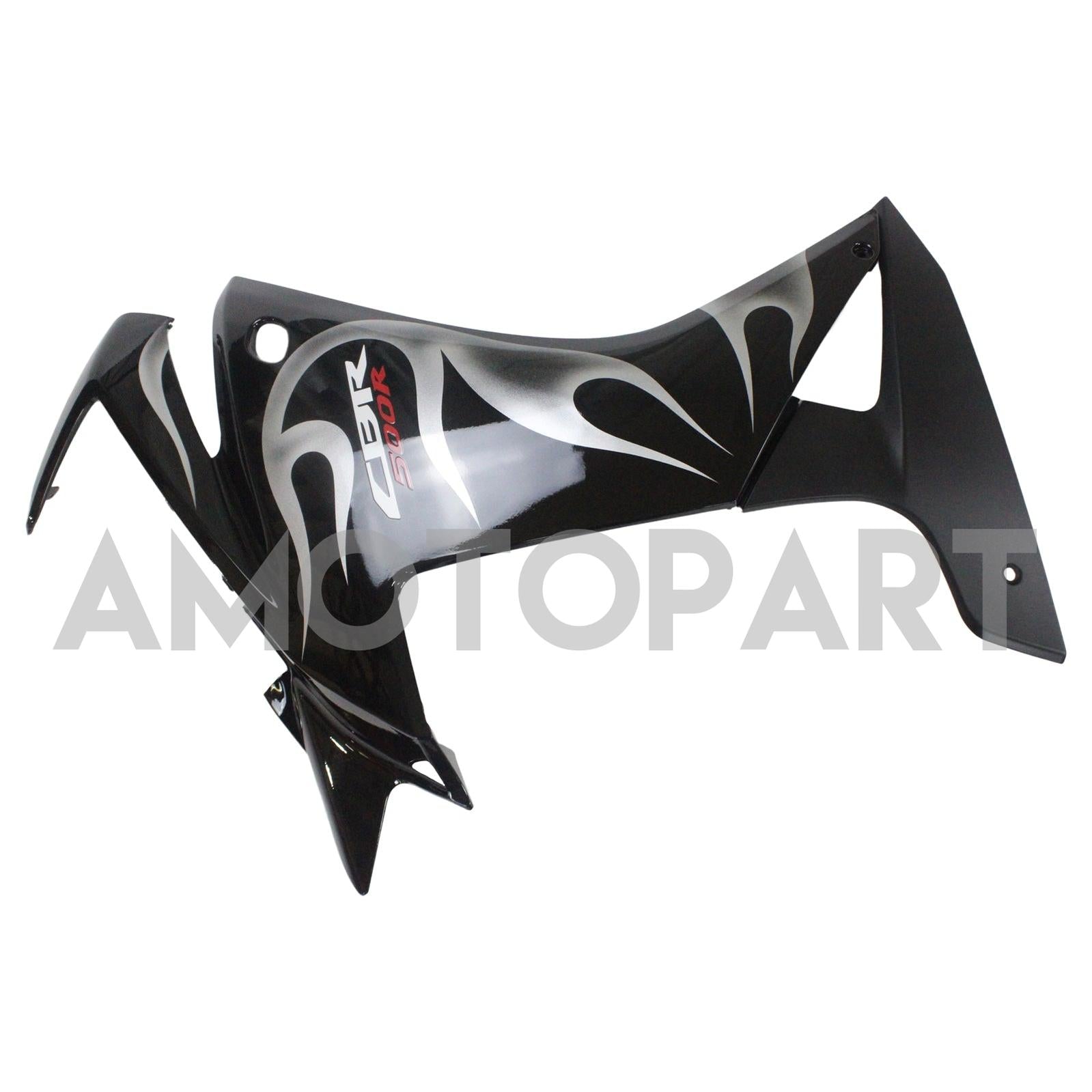 Amotopart 2013-2015 Honda CBR500R Fairing Black&Fire Kit