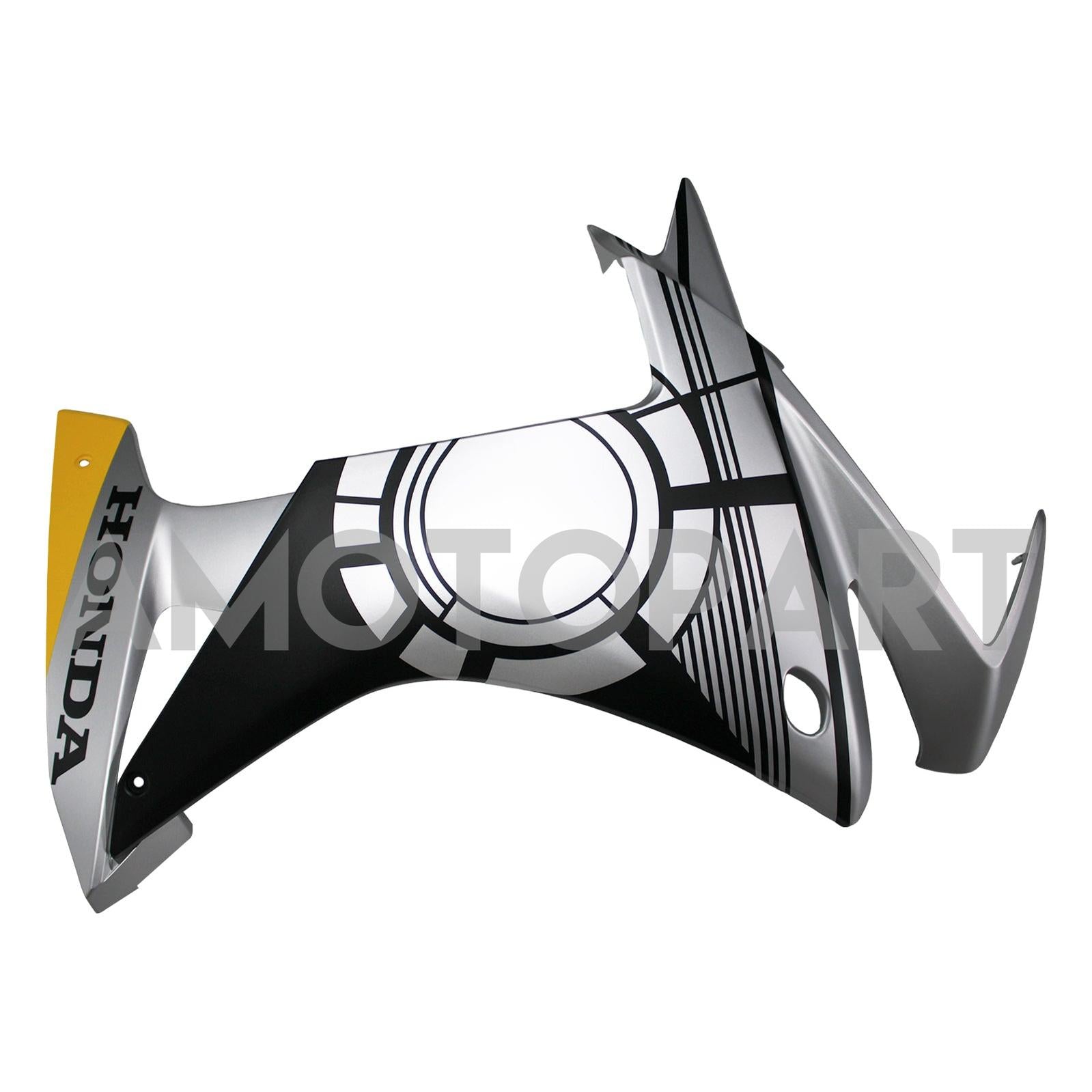 Amotopart 2013-2015 CBR500R Honda Gray & Yellow Fairing Kit