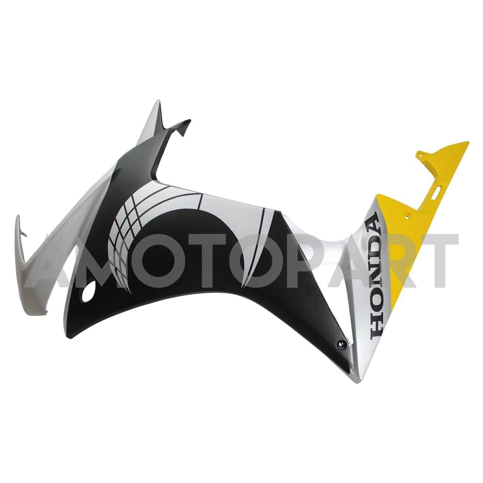 Amotopart 2013-2015 CBR500R Honda Gray & Yellow Fairing Kit