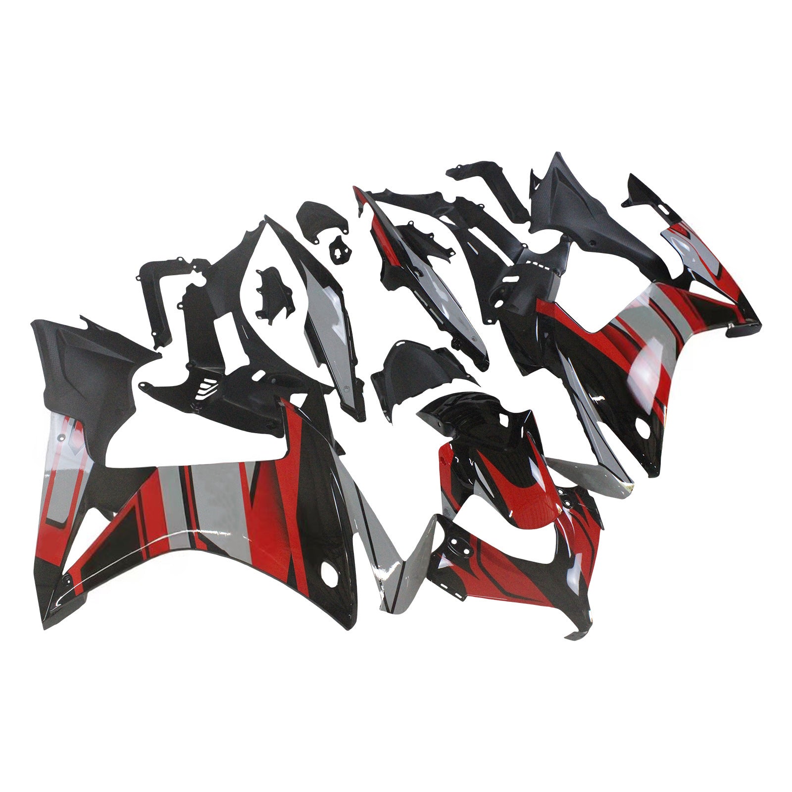 Amotopart 2013-2015 CBR500R Honda Red & Gray Style1 Fairing Kit