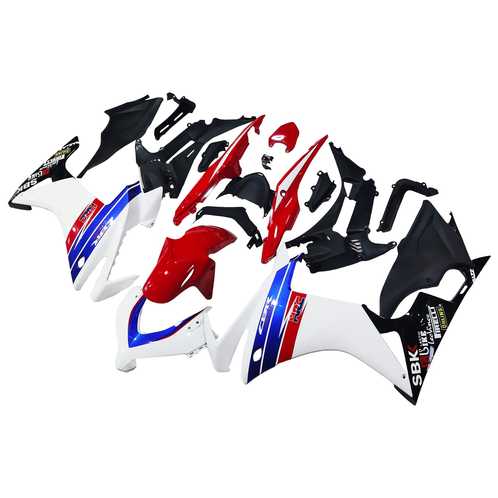 Amotopart 2013-2015 CBR500R Honda Red&Blue Style1 Fairing Kit