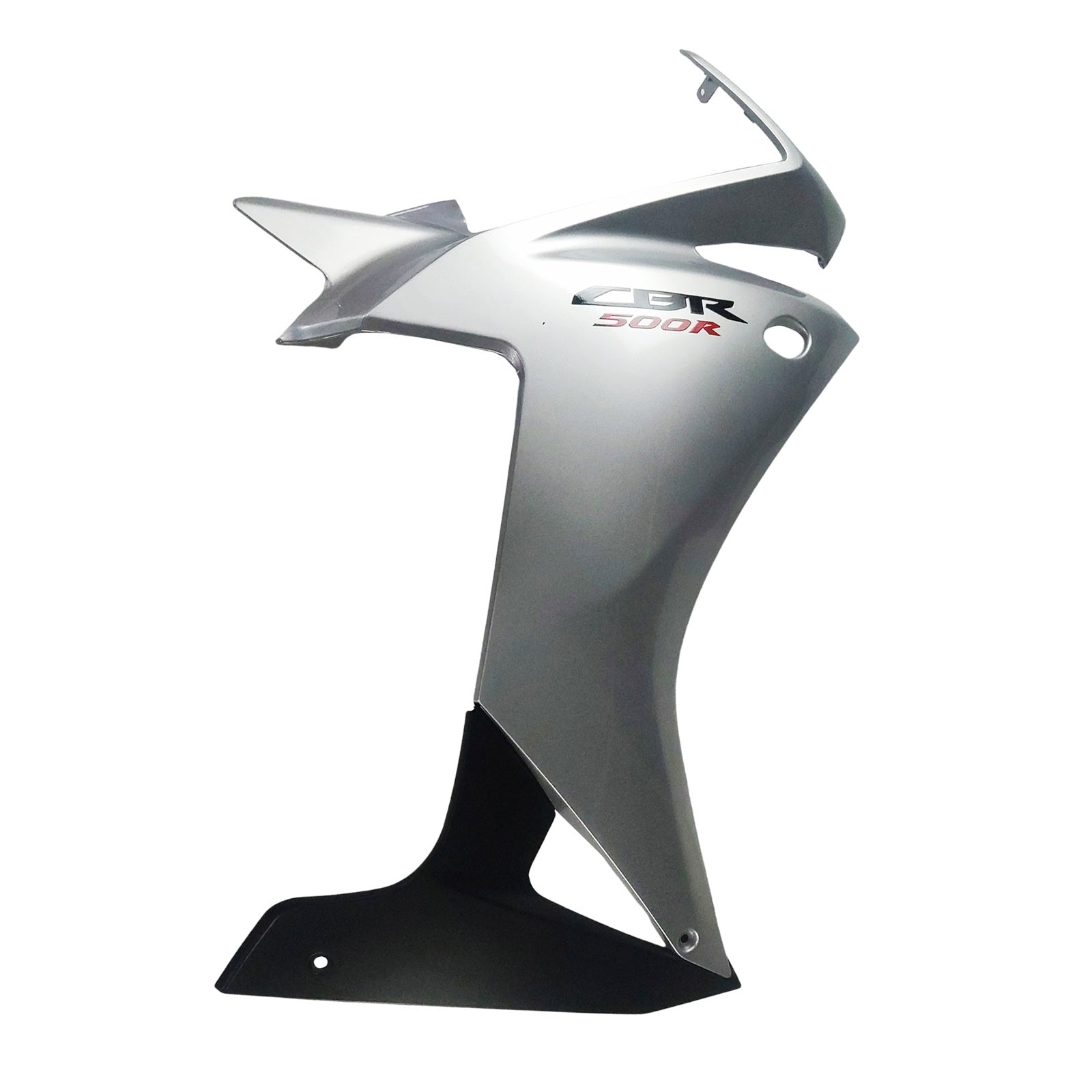 Amotopart 2013-2015 CBR500R Honda Gloss Silver&Black Fairing Kit