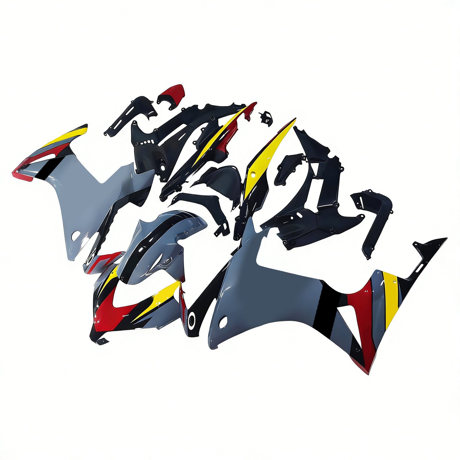 Amotopart 2013-2015 CBR500R ホンダ レッド&グレー Style2 フェアリングキット