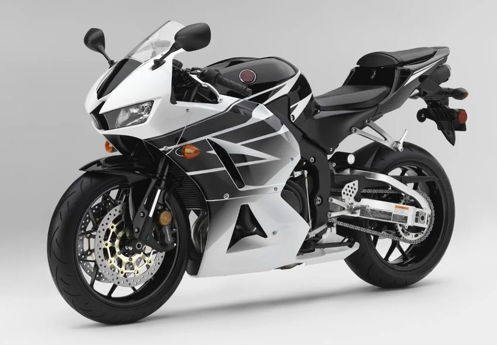 Amotopart 2013-2015 Honda CBR500R White Black Fairing Kit