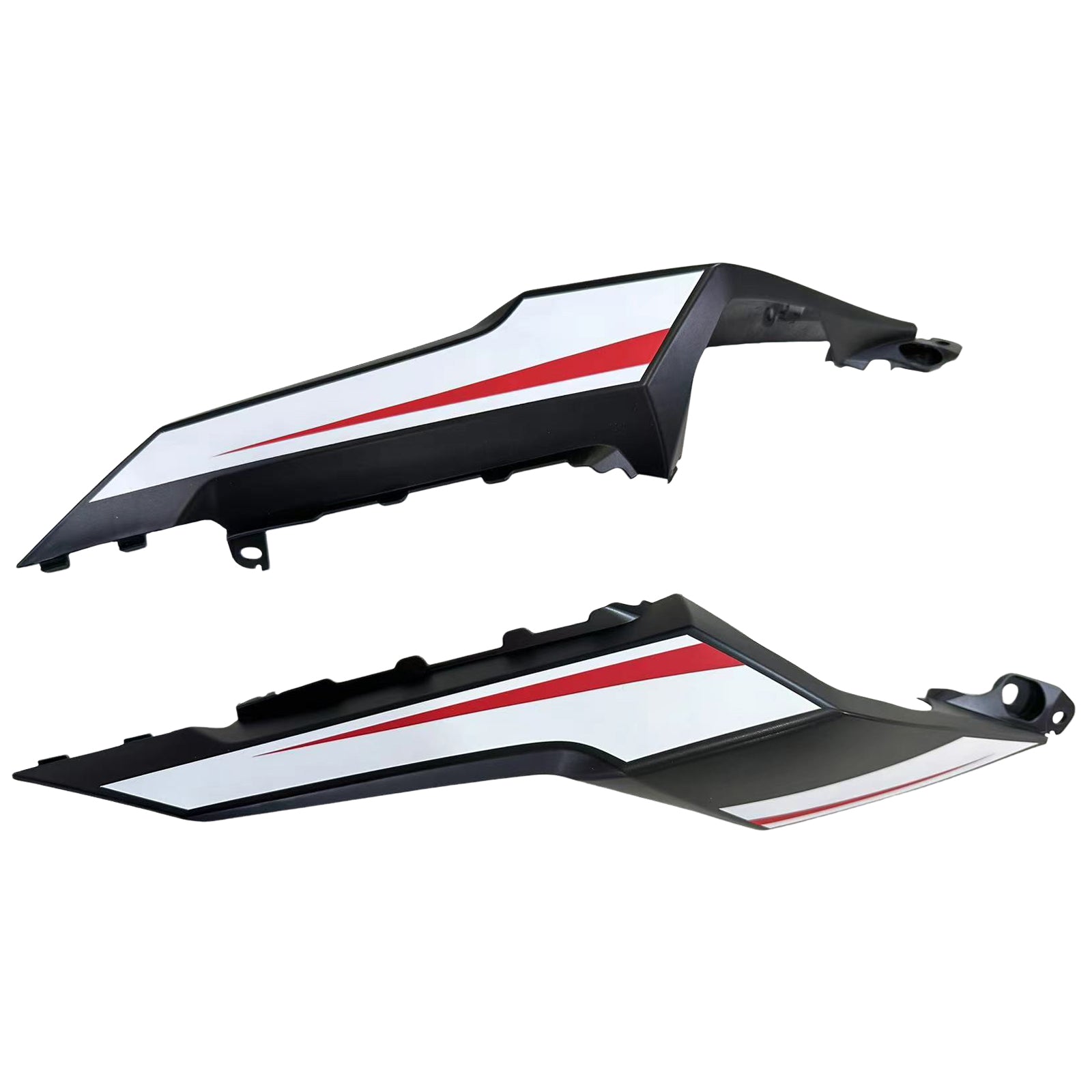 Amotopart 2016-2018 Honda CBR500R Fairing White & Red Stripe Kit