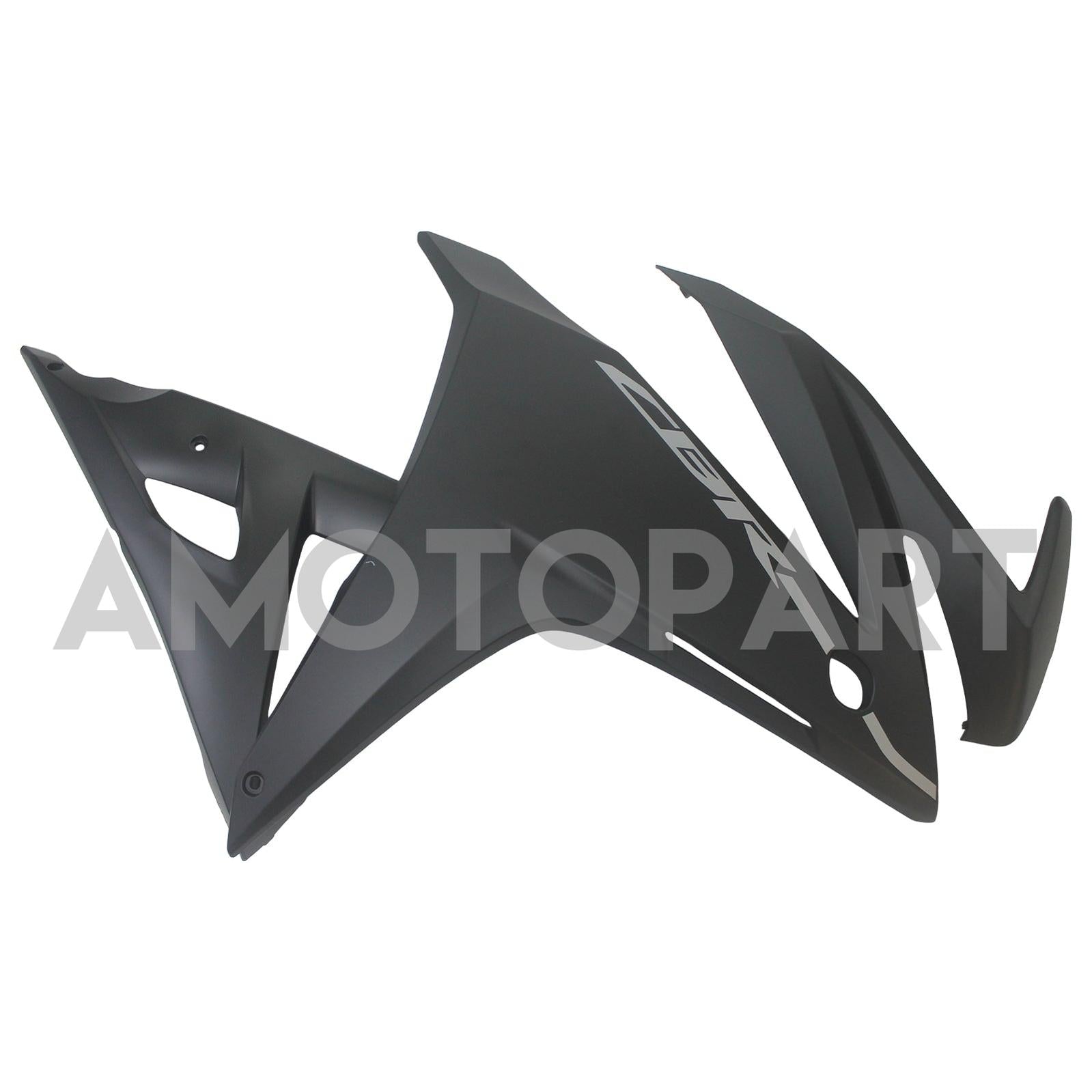 Amotopart 2016-2018 Honda CBR500R Verkleidung Mattes Black Kit