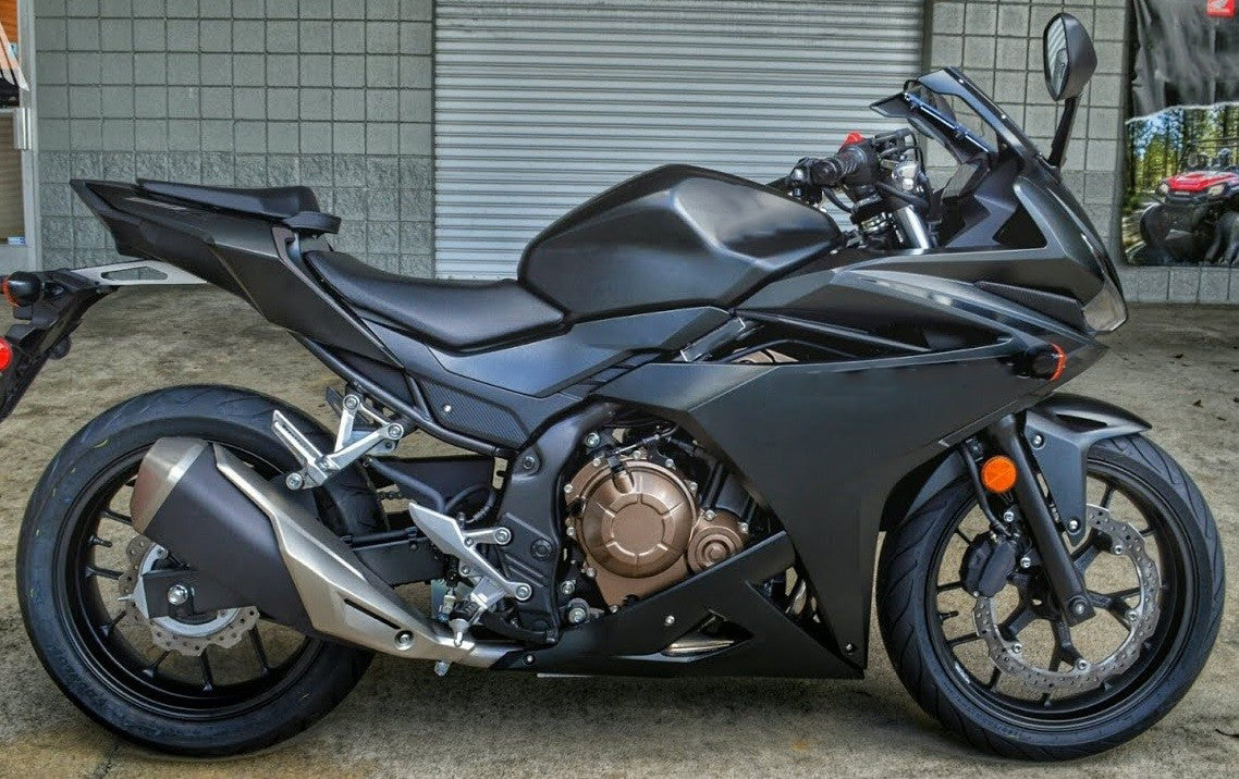 Amotopart 2016-2018 ホンダ CBR500R フェアリング マットブラックキット