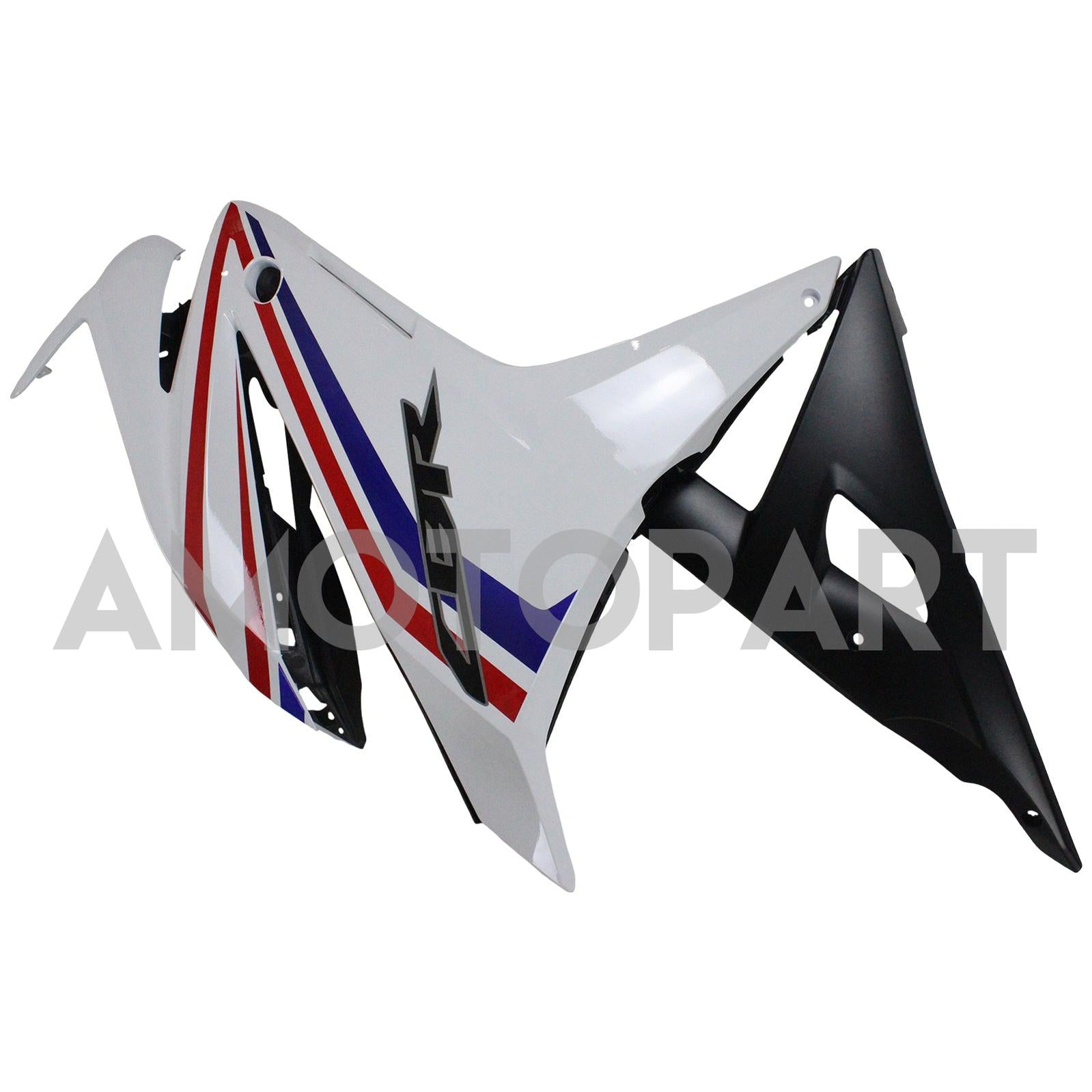 Amotopart 2016-2018 ホンダ CBR500R フェアリング ホワイト&レッド キット