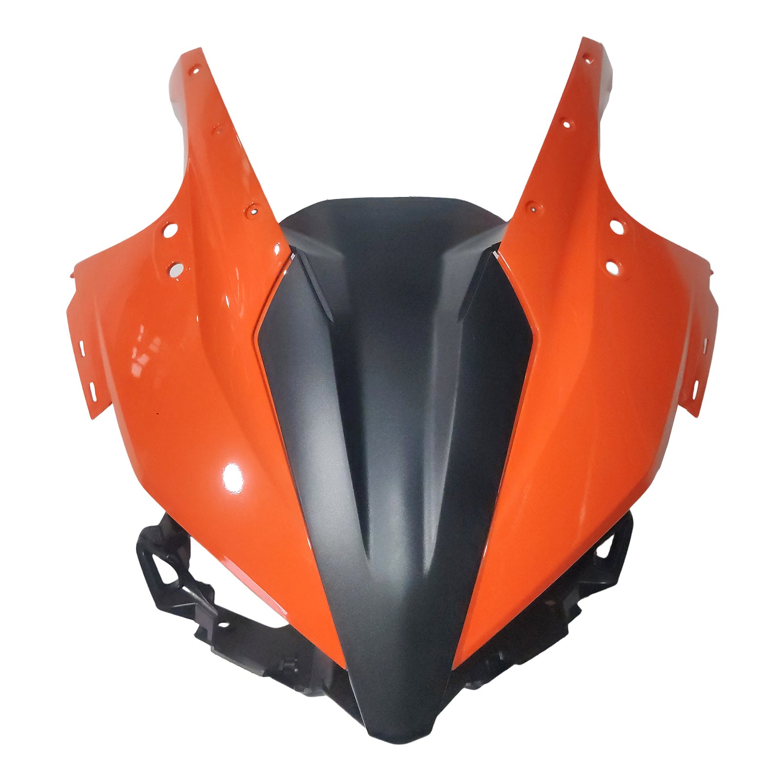 Amotopart 2016-2018 Honda CBR500R Kit de carenado negro naranja