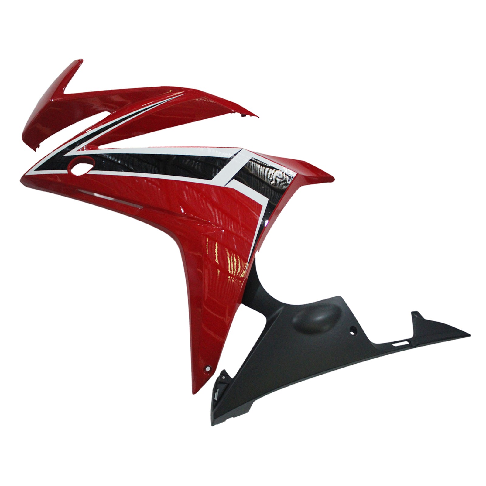 Amotopart 2016-2018 Honda CBR500R Red Black Fairing Kit
