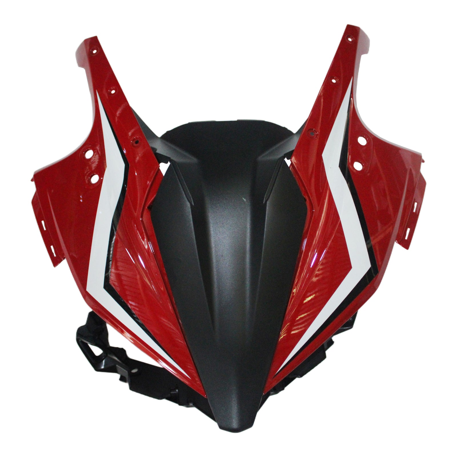 Amotopart 2016-2018 Honda CBR500R Red Black Fairing Kit