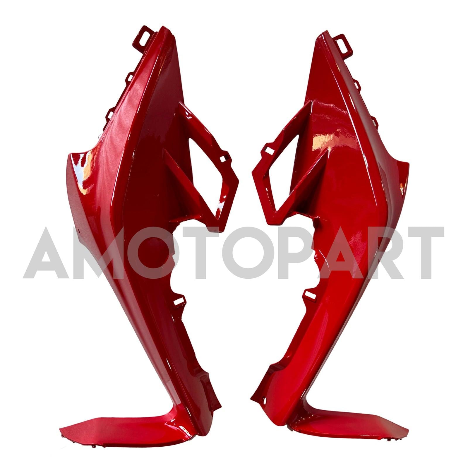 Amotopart 2011-2013 Honda CBR600F Fairing White&Red Kit