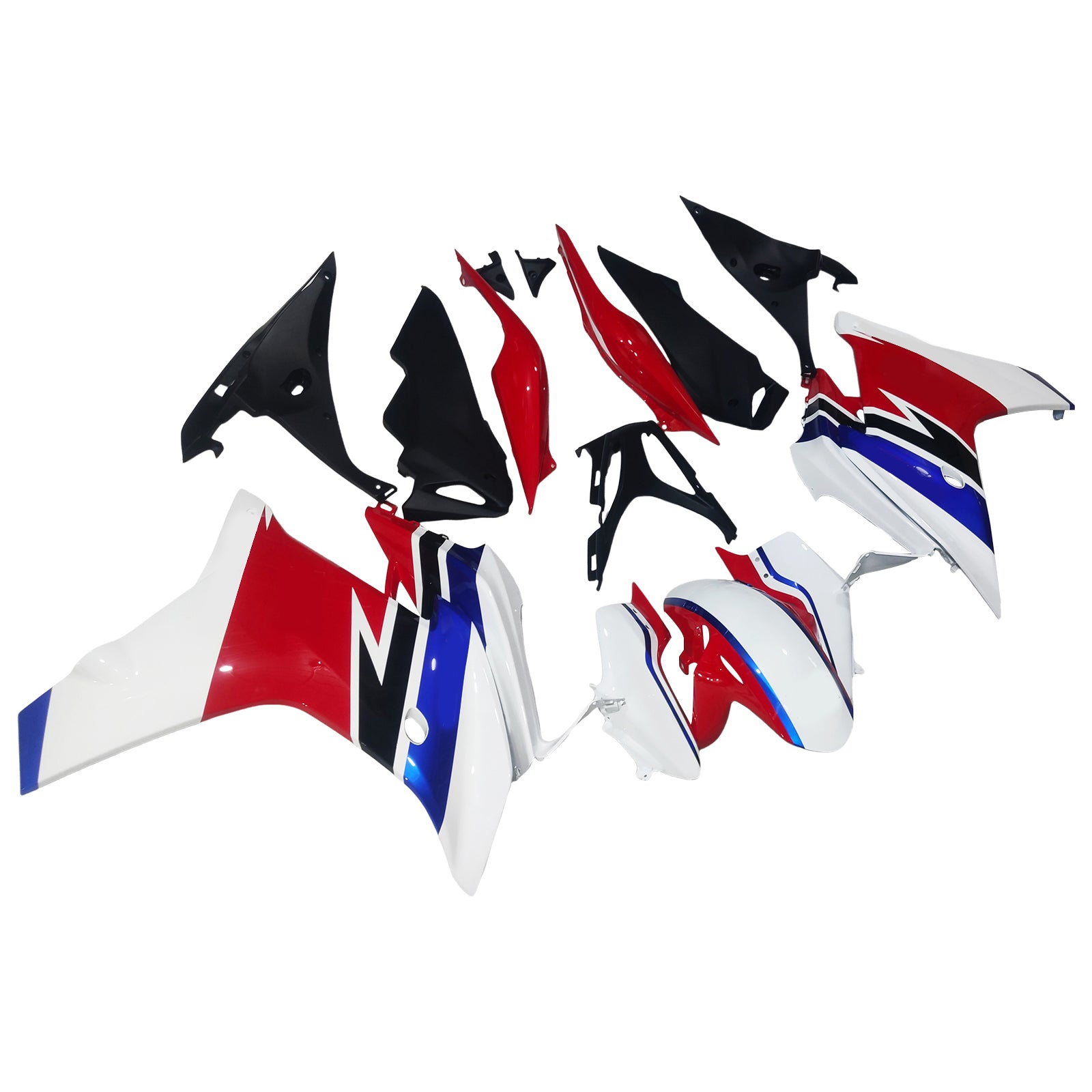 Amotopart 2011-2013 CBR600F Honda Blue&Red Style2 Fairing Kit