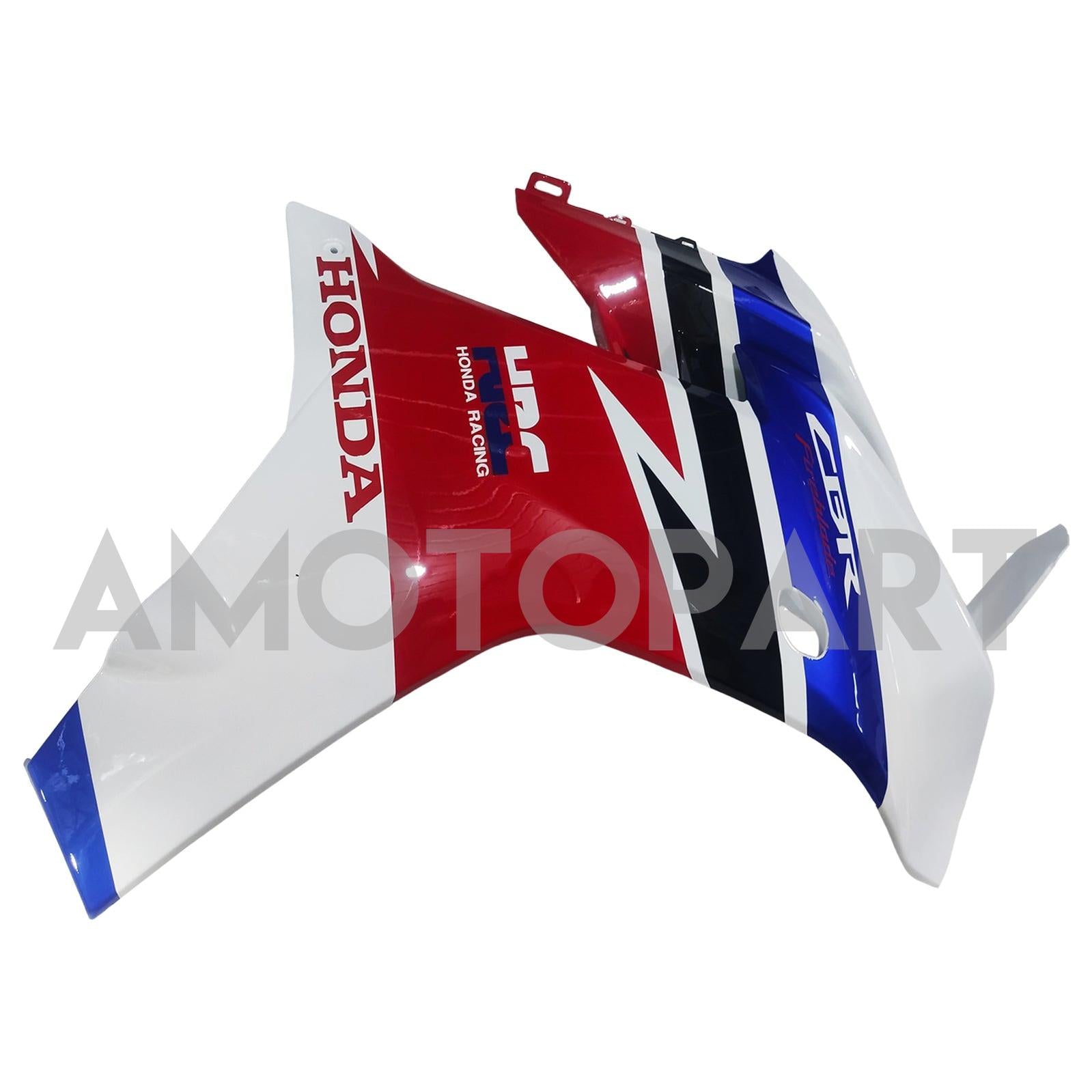 Amotopart 2013-2015 Honda CBR500R Black White Fairing Kit
