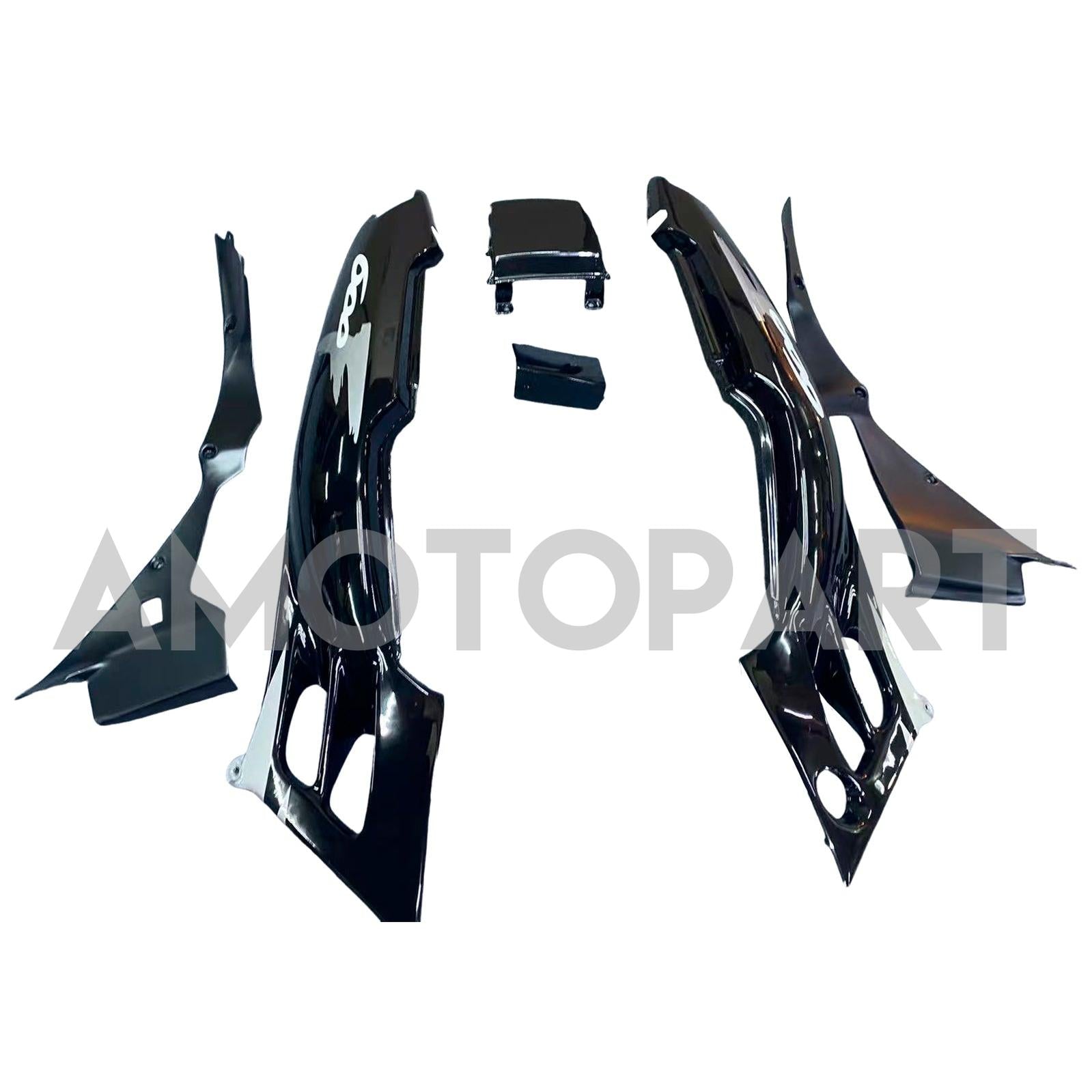 Amotopart 1991-1994 Honda CBR600 F2 Kit de carenado rojo y blanco