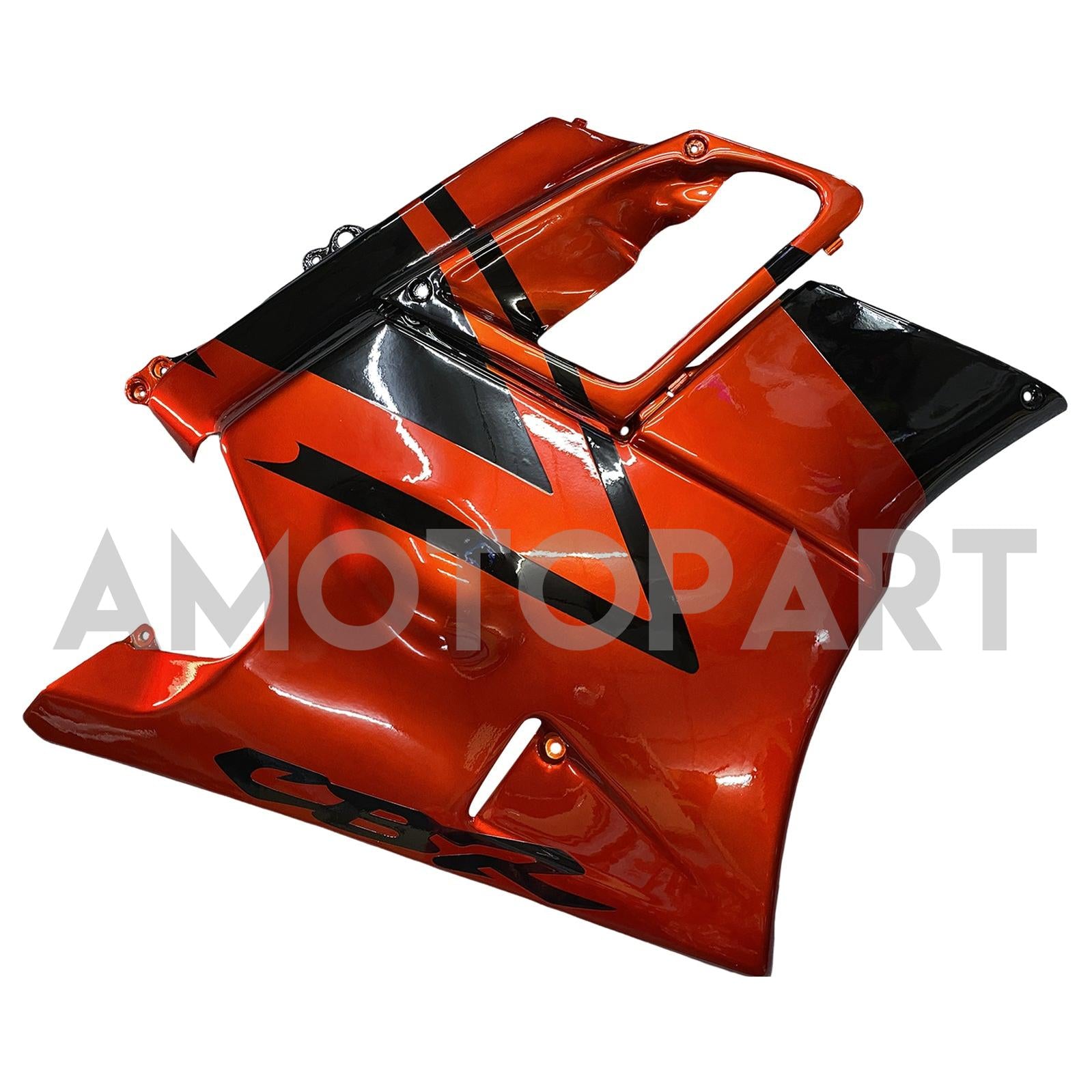 Amotopart 1991-1994 Honda CBR600 F2 Fairing Dark Orange&Black Kit