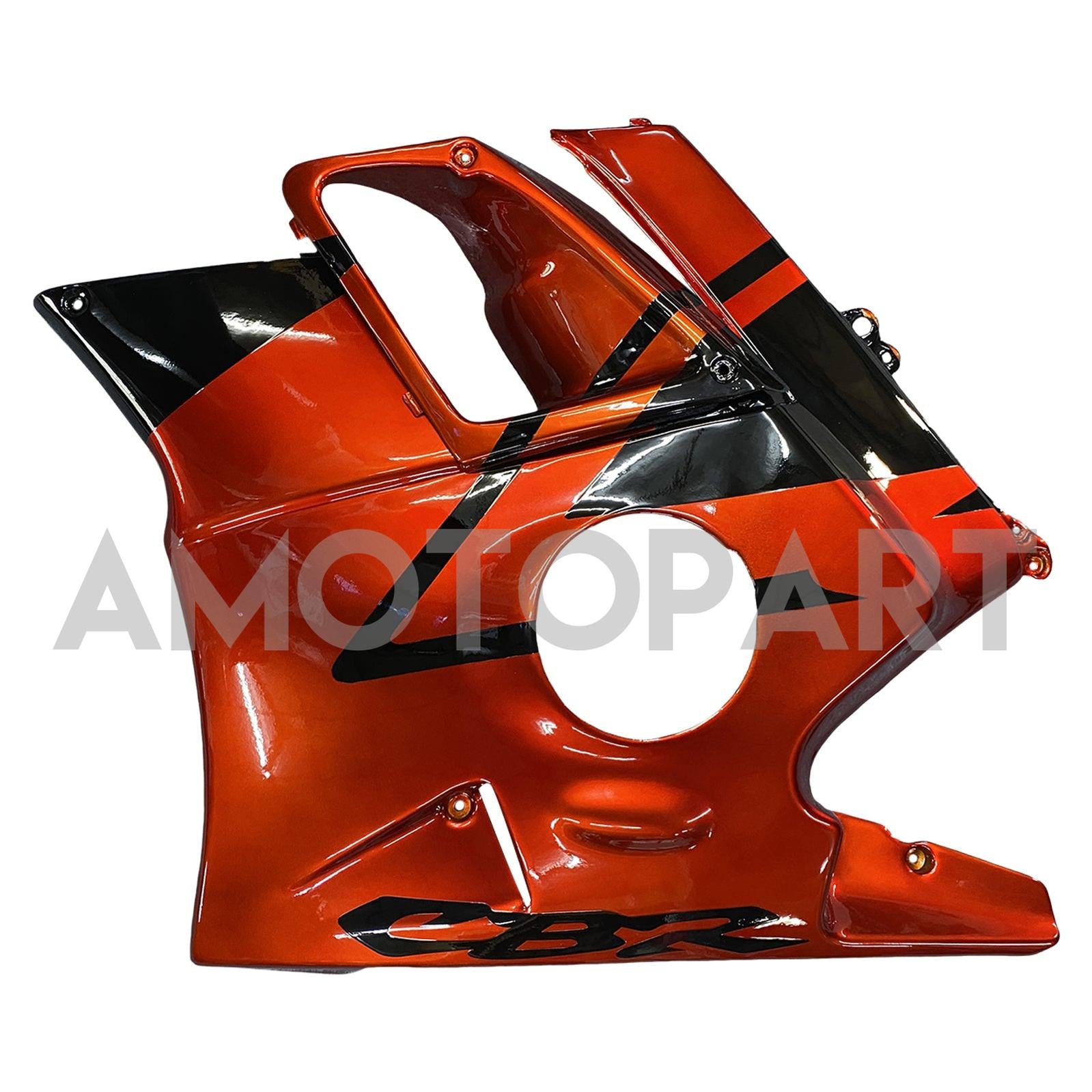 Amotopart 1991-1994 Honda CBR600 F2 Fairing Dark Orange&Black Kit