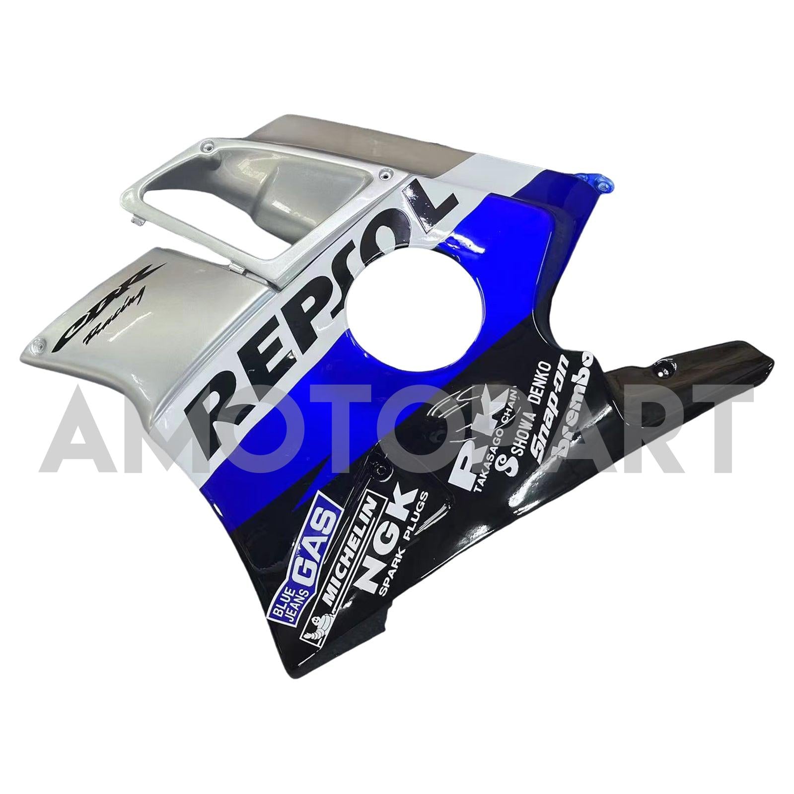 Amotopart 1991-1994 Honda CBR600 F2 Gray White Black Fairing Kit