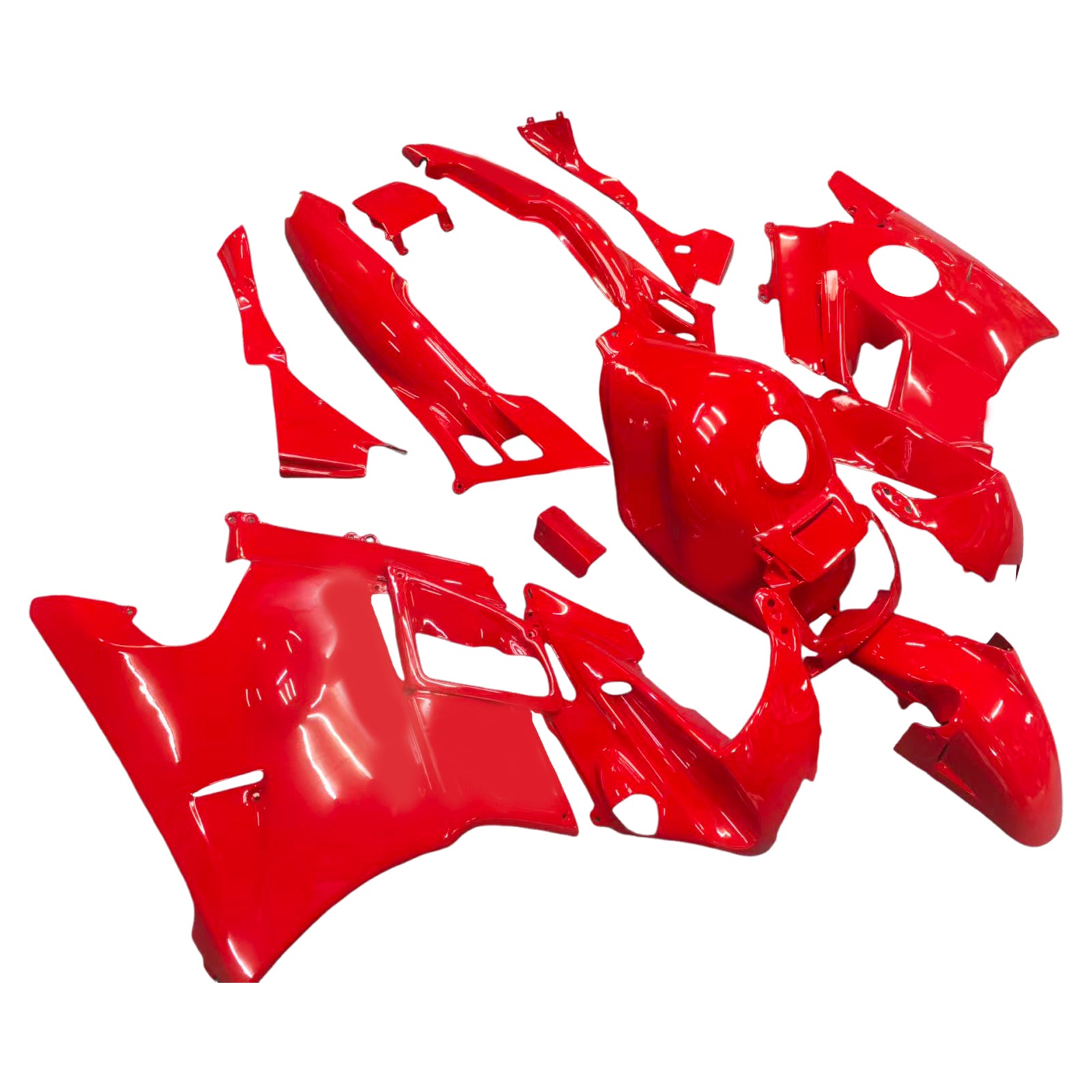 Amotopart 1991-1994 Honda CBR600 F2 Red Fairing Kit