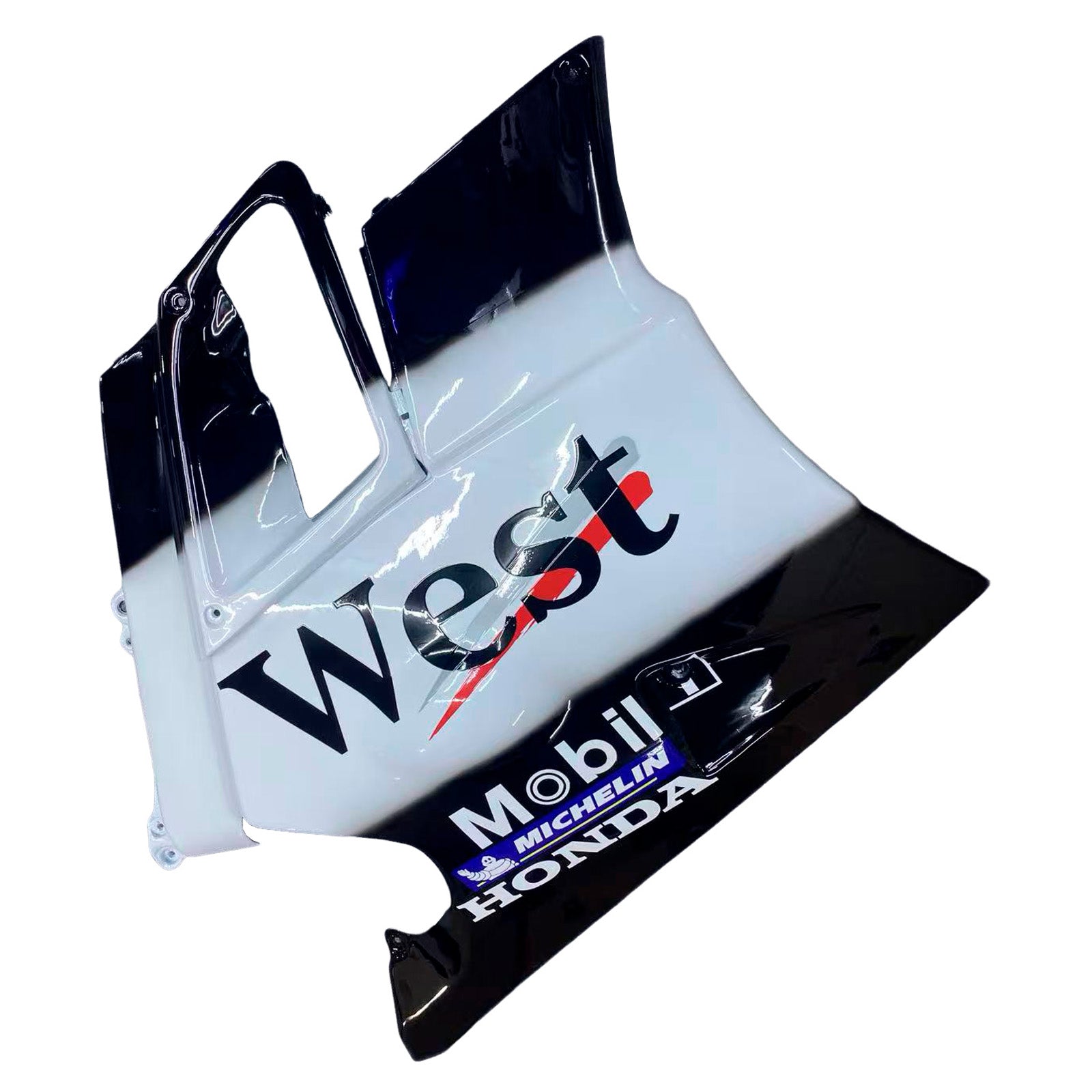 Amotopart 1991-1994 Honda CBR600 F2 Black White Fairing Kit