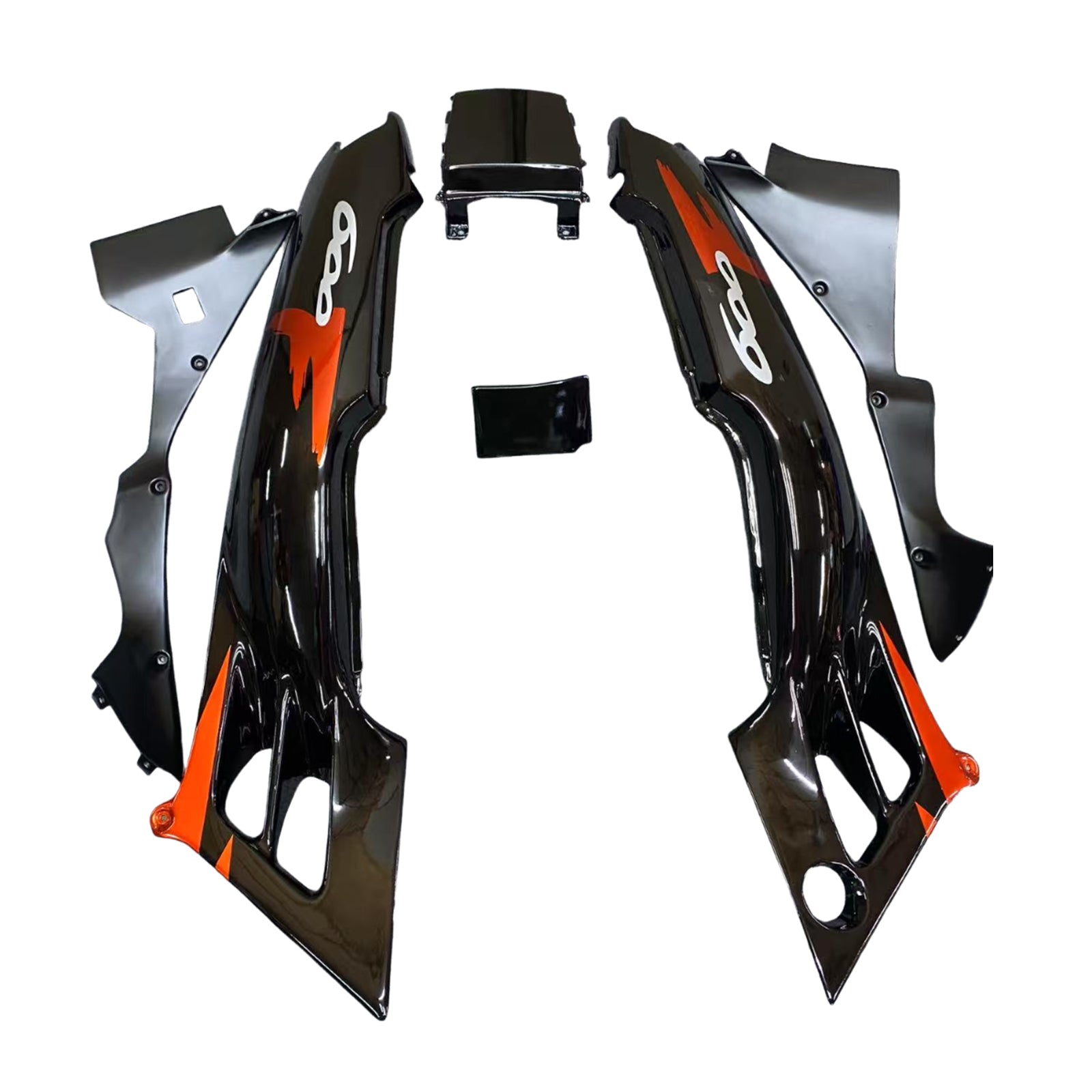 Amotopart 1991-1994 Honda CBR600 F2 Black Red Fairing Kit