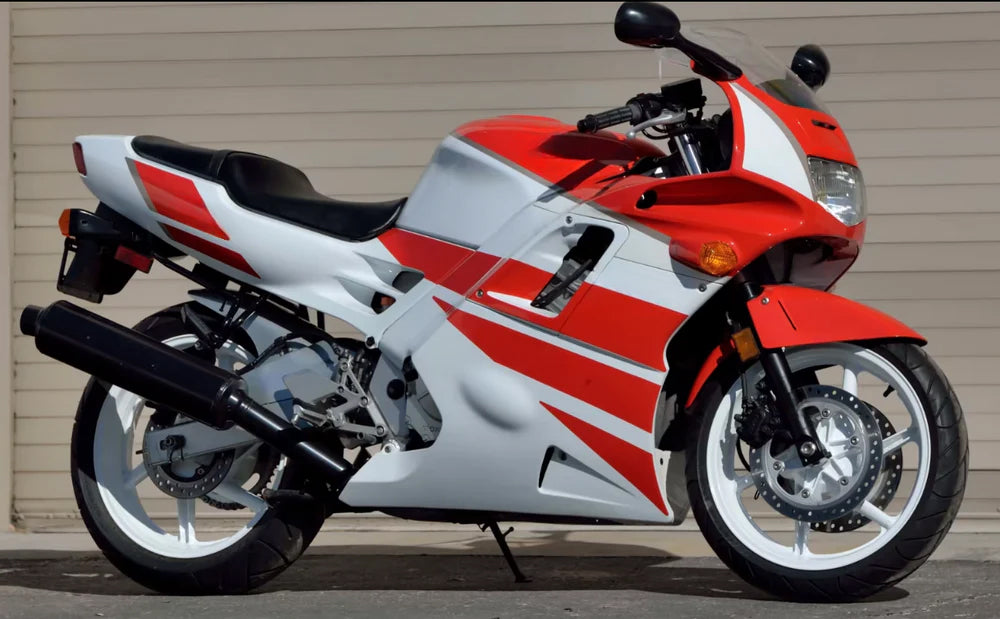 Amotopart 1991-1994 ホンダ CBR600 F2 ブラック ホワイト フェアリングキット