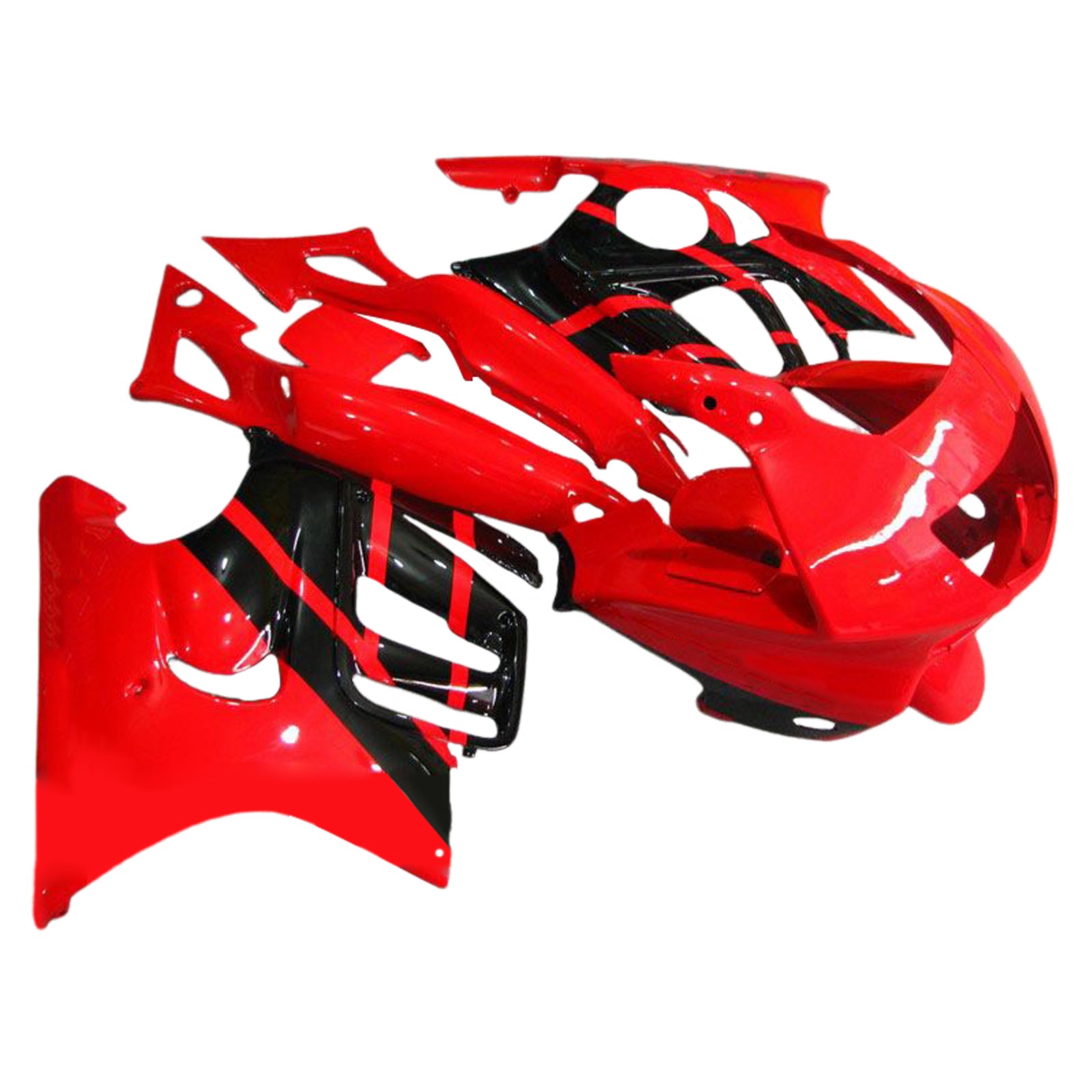Amotopart 1995-1996 Honda CBR600 F3 Rot Schwarz &Logo Verkleidungssatz