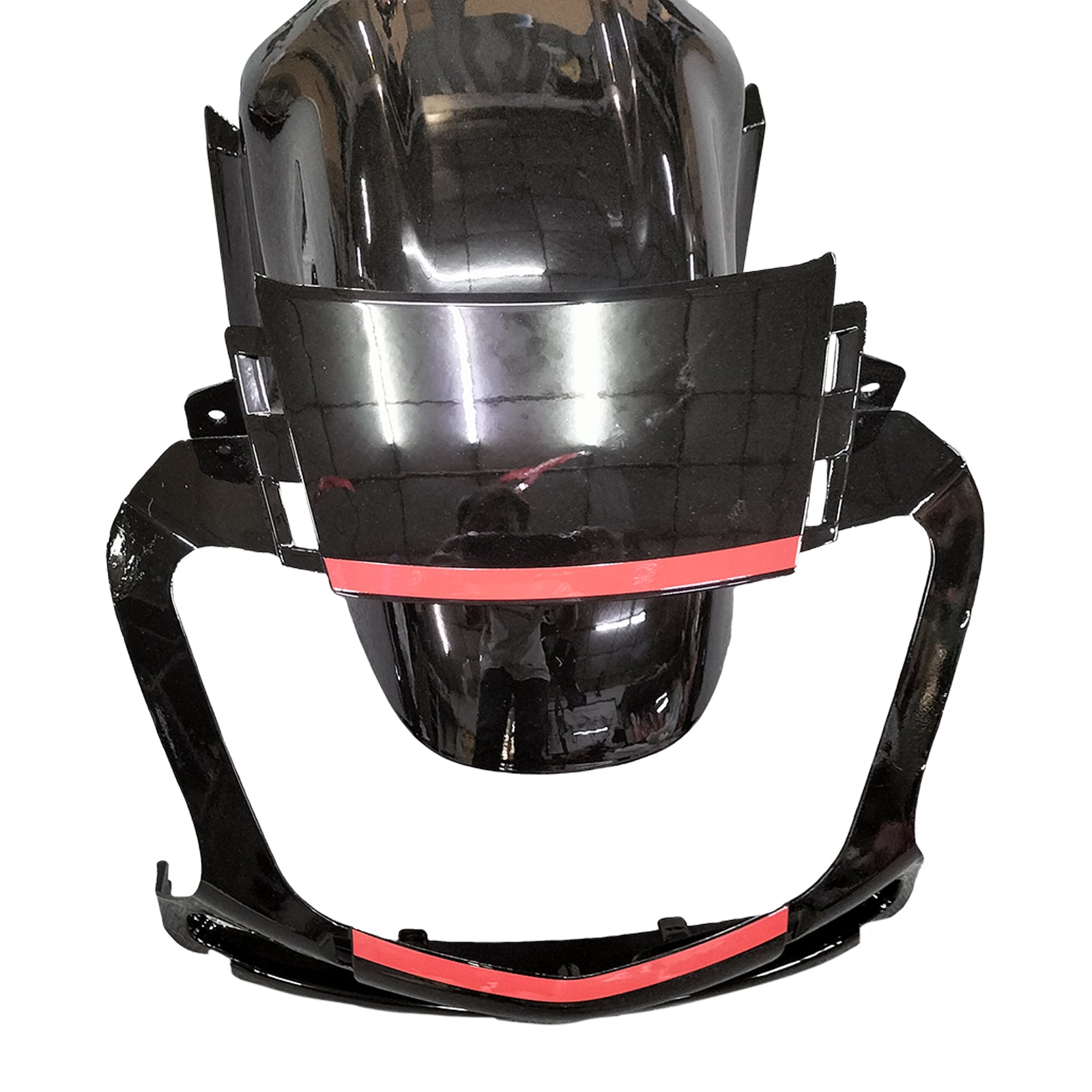 Amotopart 1997–1998 Honda CBR600 F3 Verkleidung, Schwarz & Rotes Style3-Kit