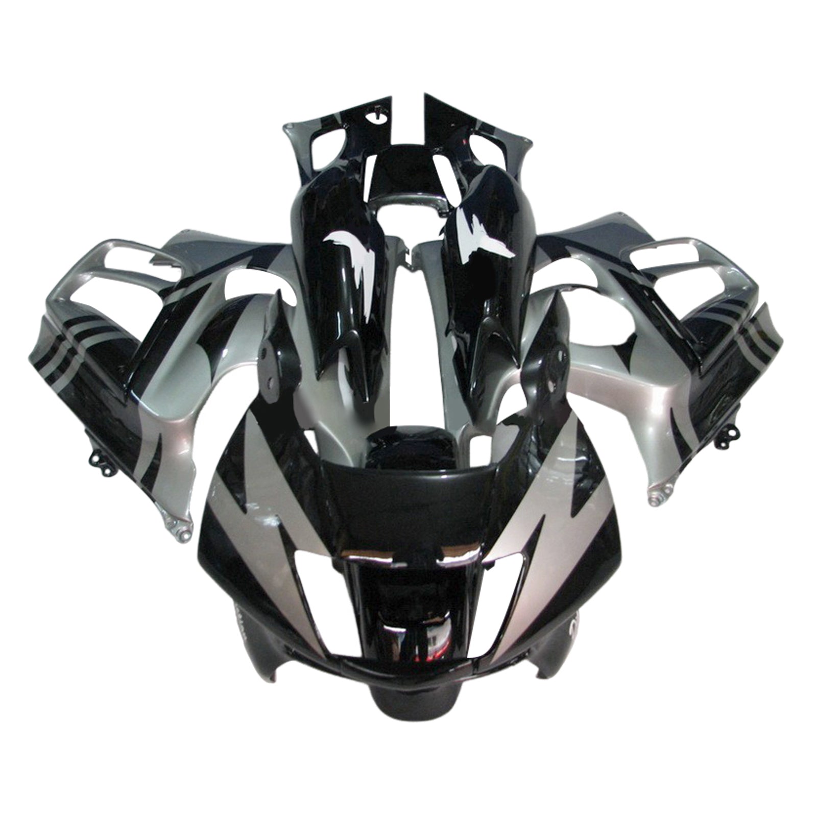 Amotopart 1997-1998 Honda CBR600 F3 Black Grey Fairing Kit